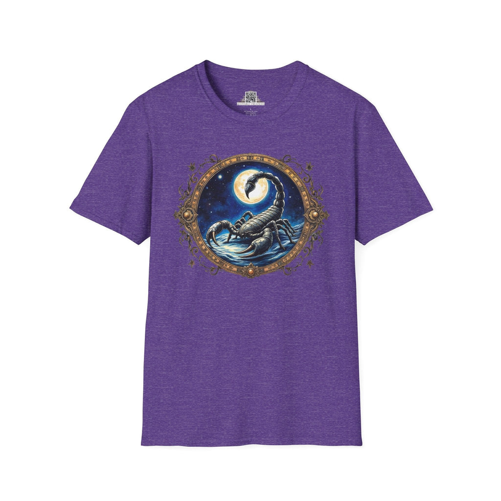 Printify T-Shirt S / Heather Purple Scorpio Zodiac & Astrology - T-Shirt