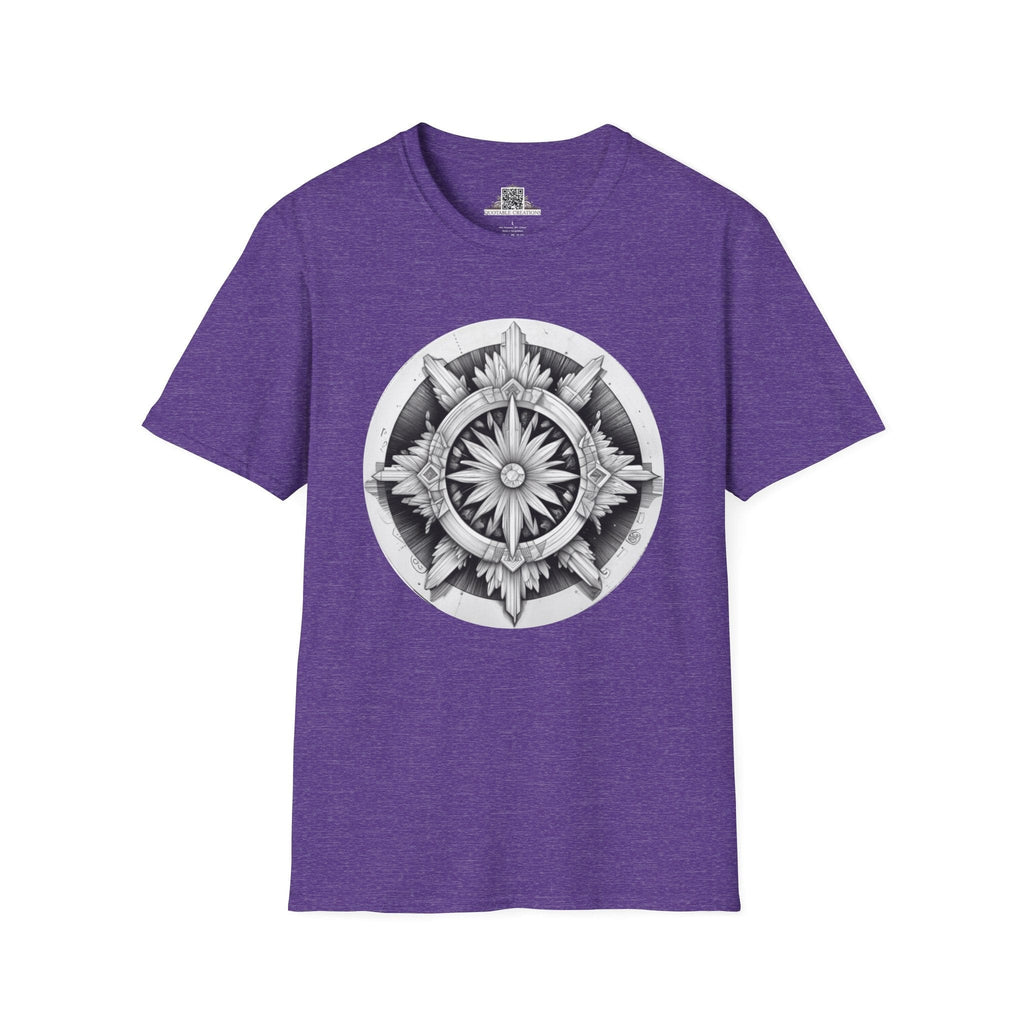 Printify T-Shirt S / Heather Purple Selenite - Crystals & Gemstones T-Shirt