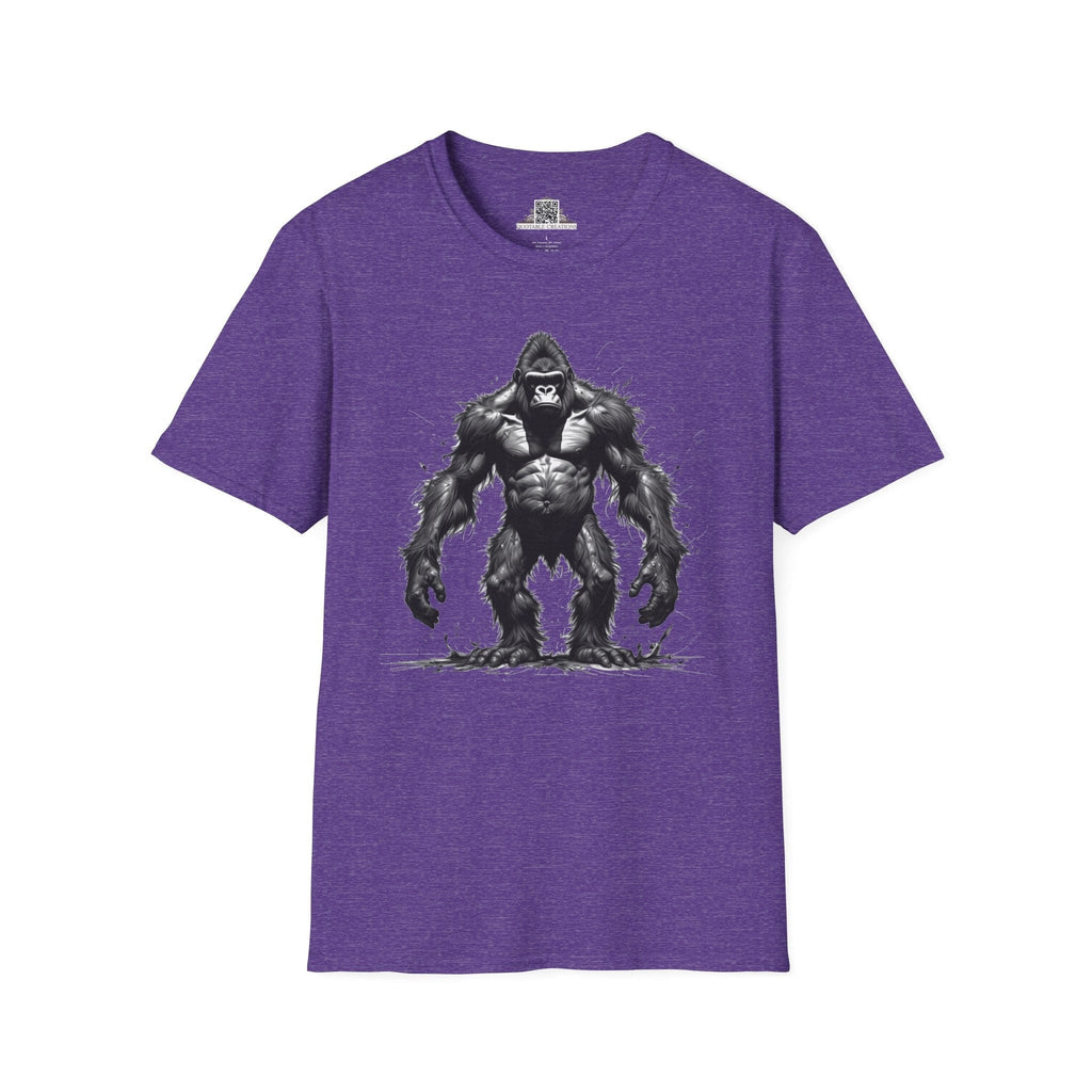 Printify T-Shirt S / Heather Purple T-Shirt - I'm Fine Gorilla - Everything's Fine