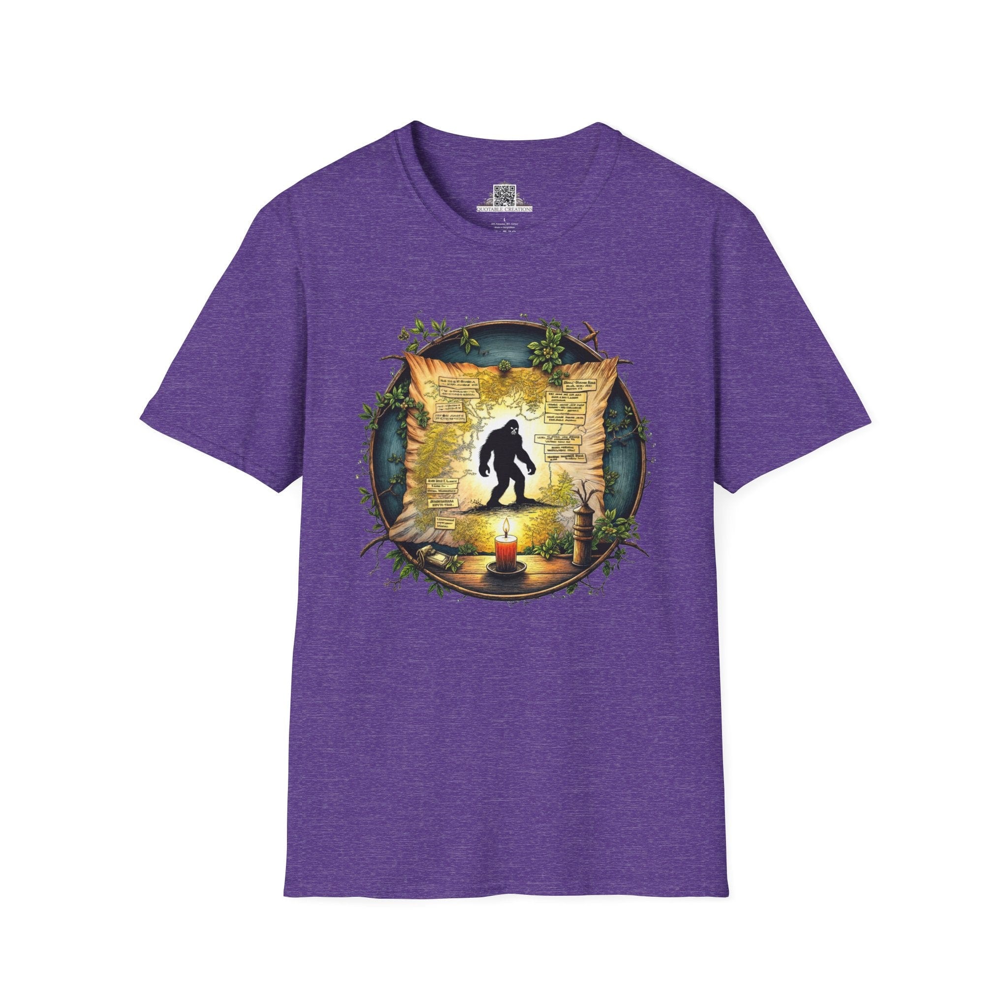 Printify T-Shirt S / Heather Purple Uncover the Myth - Bigfoot & Legends T-Shirt