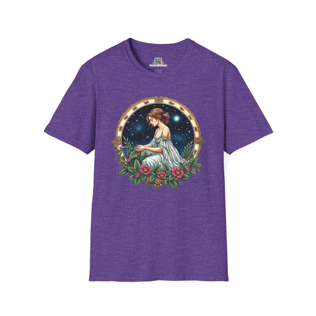 Printify T-Shirt S / Heather Purple Virgo Zodiac Astrology - T-Shirt