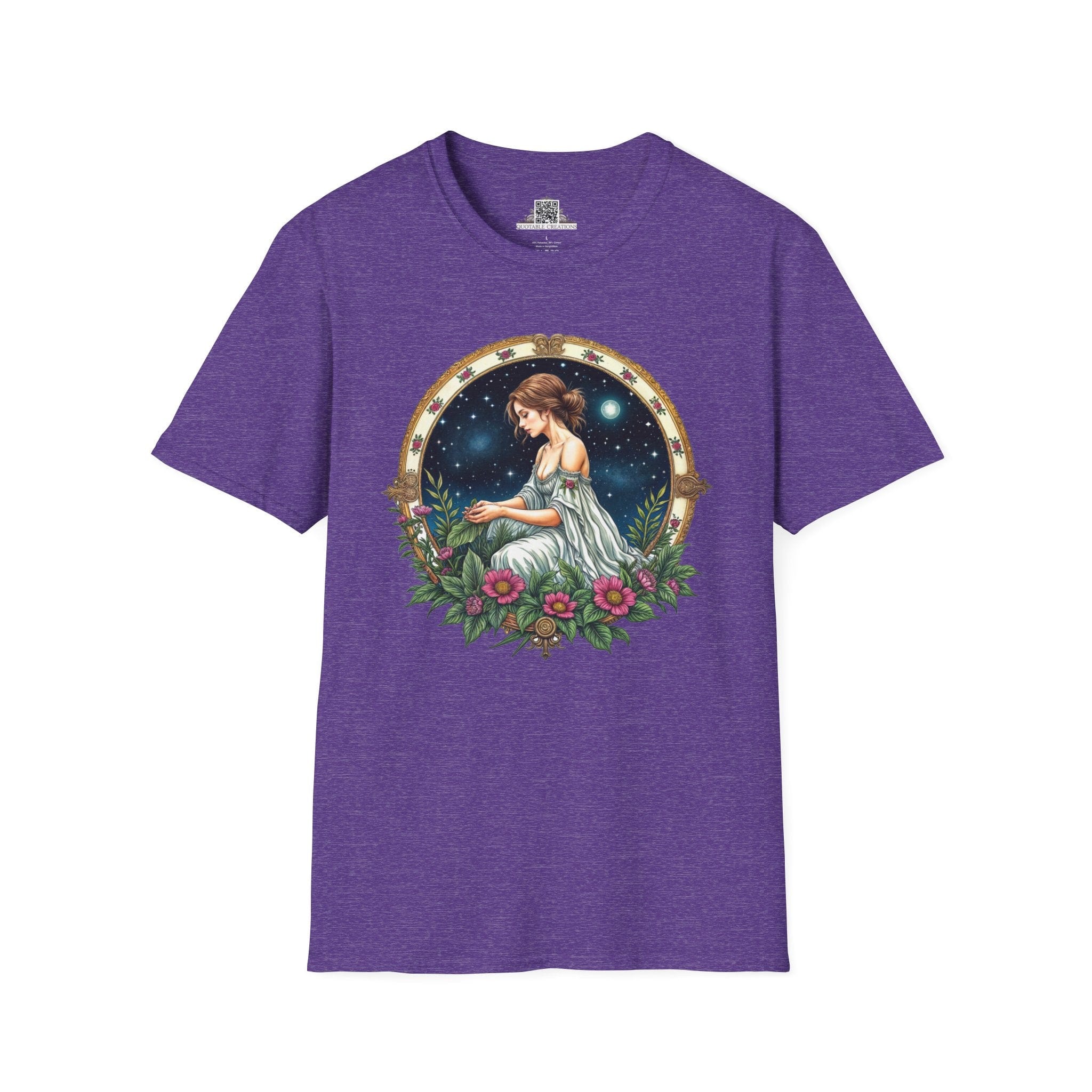 Printify T-Shirt S / Heather Purple Virgo Zodiac Astrology - T-Shirt
