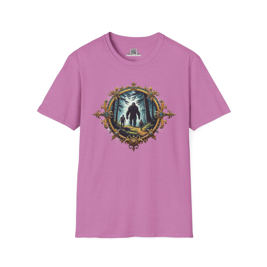 Printify T-Shirt S / Heather Radiant Orchid Bigfoot Encounters - Bigfoot & Legends T-Shirt