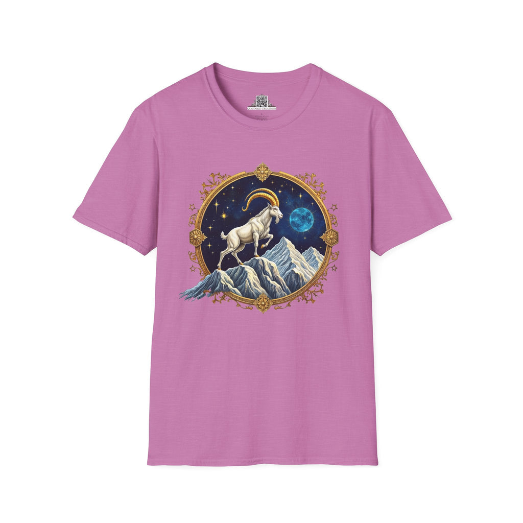 Printify T-Shirt S / Heather Radiant Orchid Capricorn Zodiac Astrology - T-Shirt