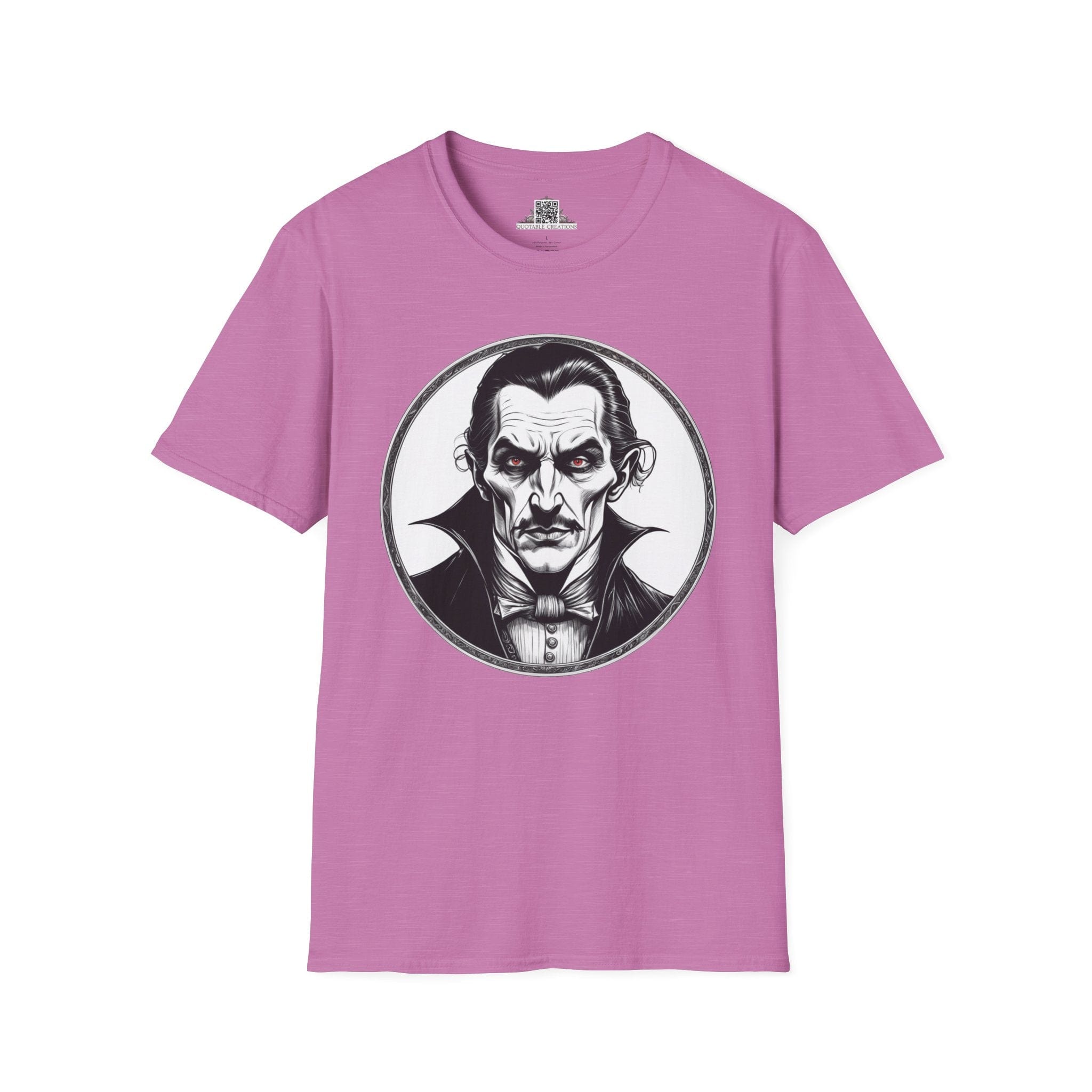 Printify T-Shirt S / Heather Radiant Orchid Dracula Mysteries & Monsters - T-Shirt