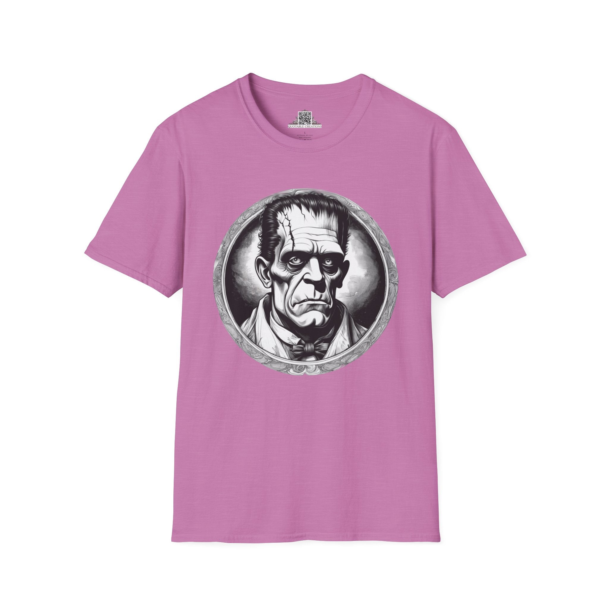 Printify T-Shirt S / Heather Radiant Orchid Frankenstein Mysteries & Monsters T-Shirt