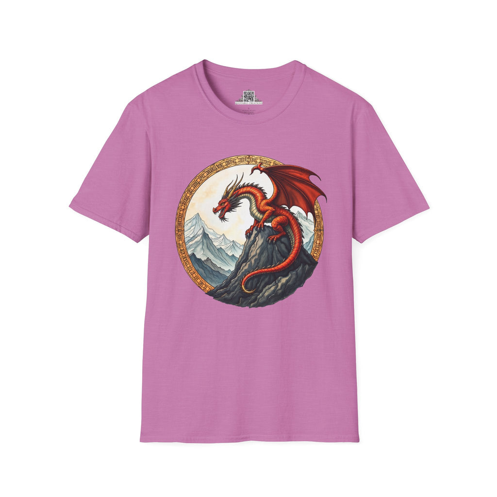 Printify T-Shirt S / Heather Radiant Orchid Frostfire - Dragons & Magic T-Shirt
