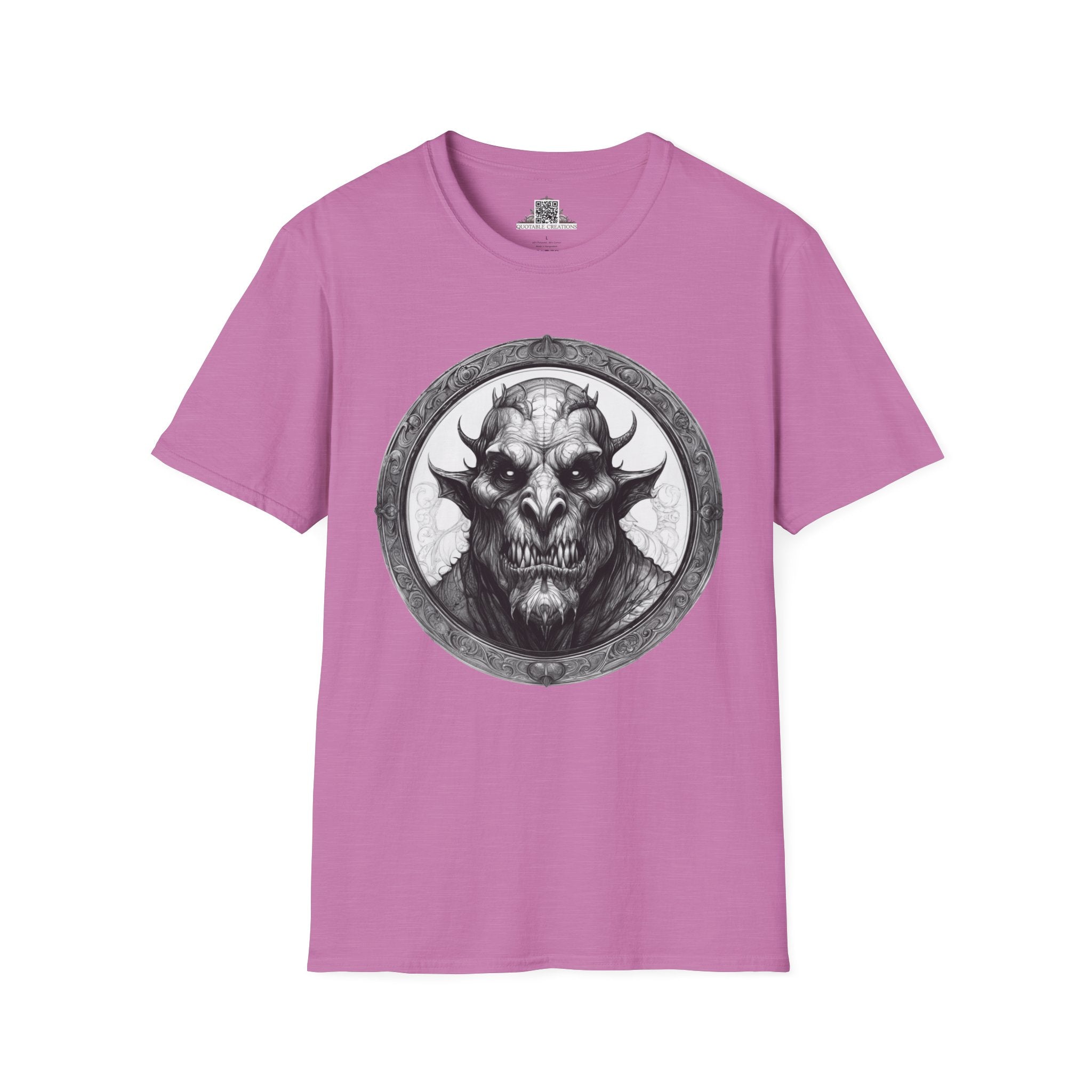 Printify T-Shirt S / Heather Radiant Orchid Grendel Heroes & Quests - T-Shirt