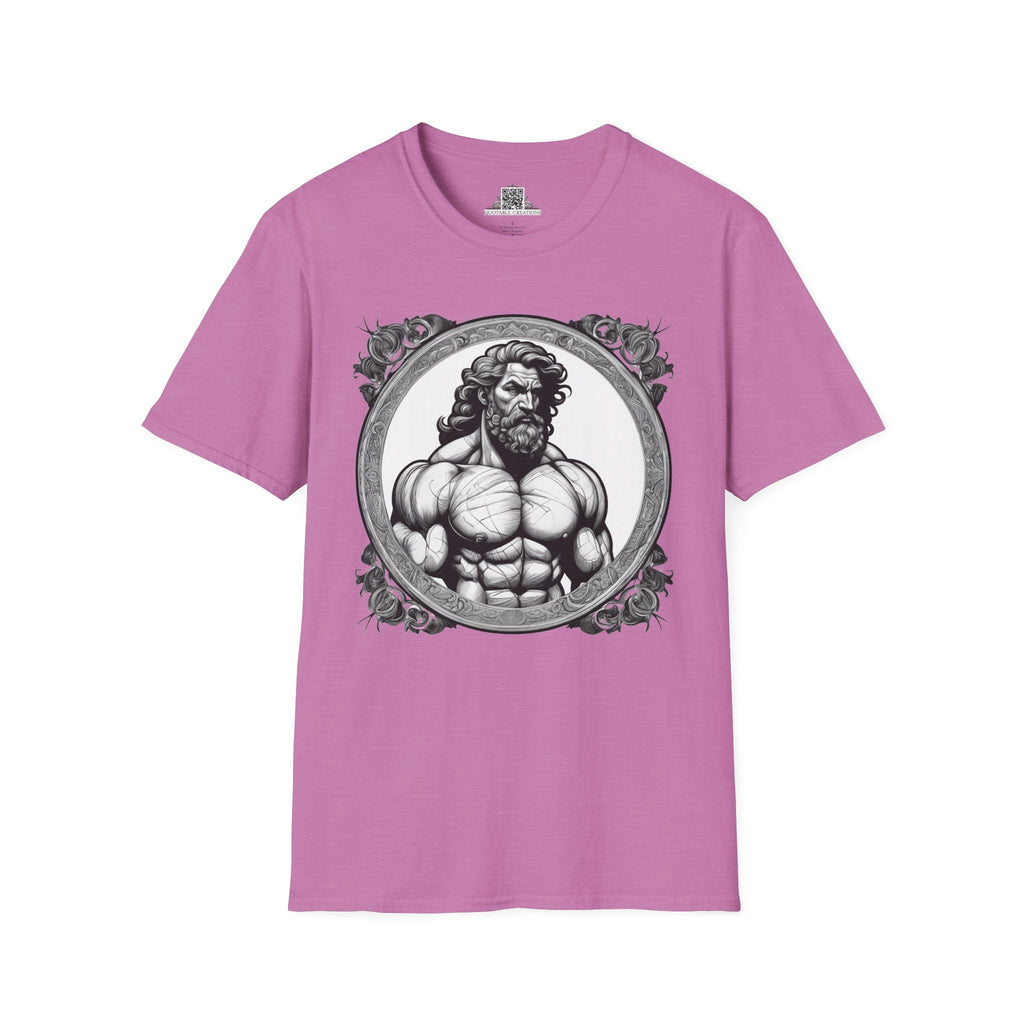 Printify T-Shirt S / Heather Radiant Orchid Hercules Heroes & Quests - T-Shirt