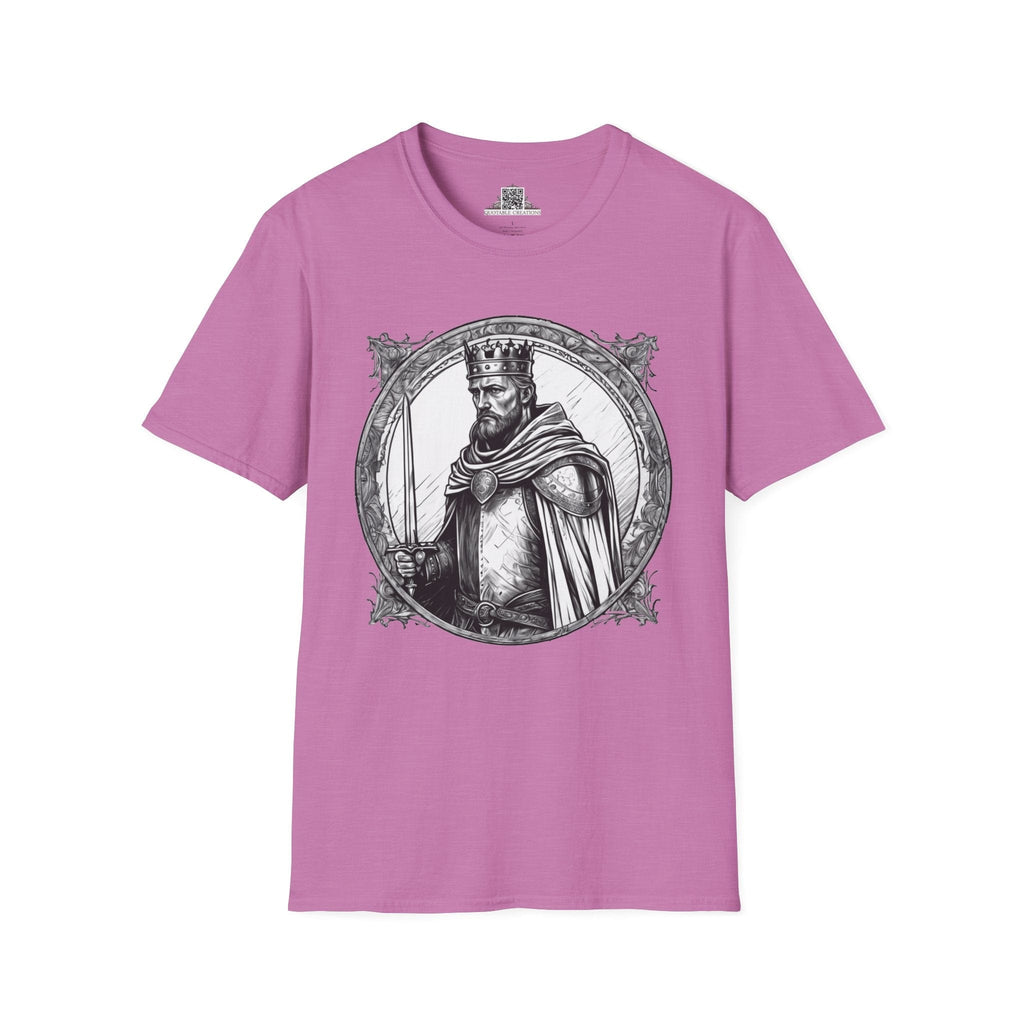 Printify T-Shirt S / Heather Radiant Orchid King Arthur Heroes & Quests - T-Shirt