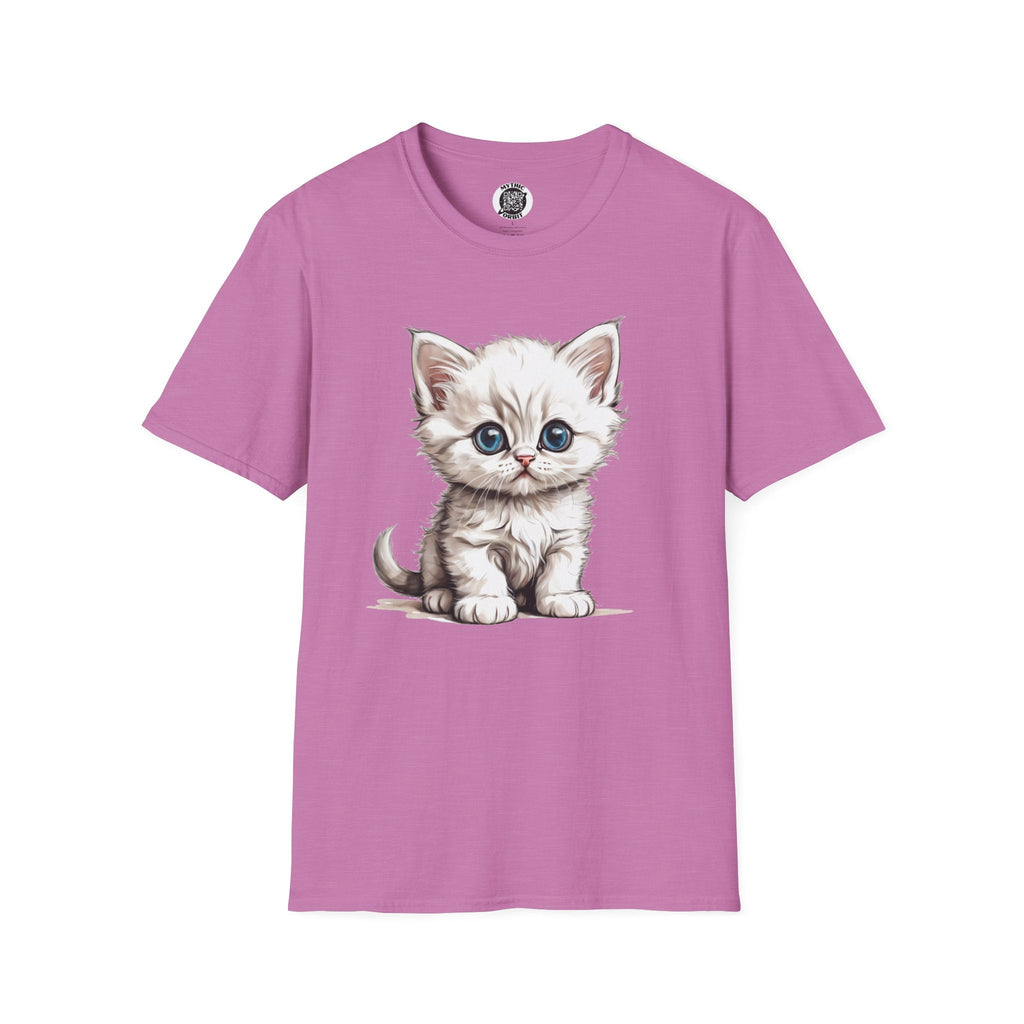 Printify T-Shirt S / Heather Radiant Orchid Kitten Baby - Hyper Cute T-Shirt