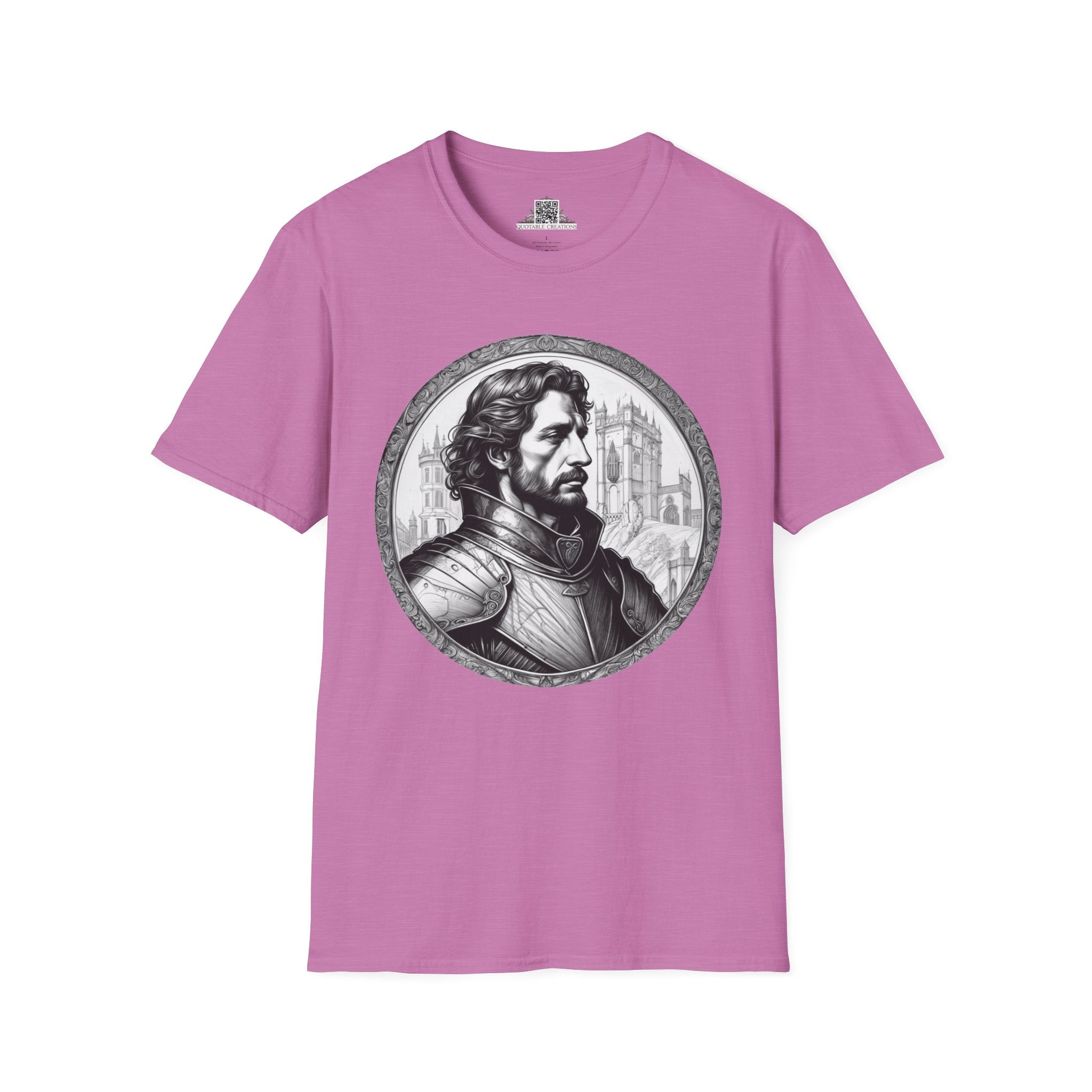 Printify T-Shirt S / Heather Radiant Orchid Lancelot - Heroes & Quests T-Shirt