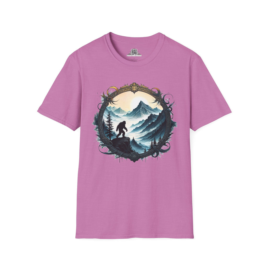 Printify T-Shirt S / Heather Radiant Orchid Legends of the Wilderness - Bigfoot & Legends T-Shirt
