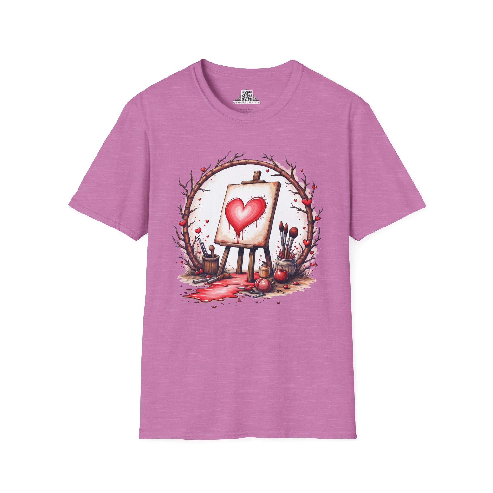 Printify T-Shirt S / Heather Radiant Orchid My Masterpiece Art - Love & Fun T-Shirt