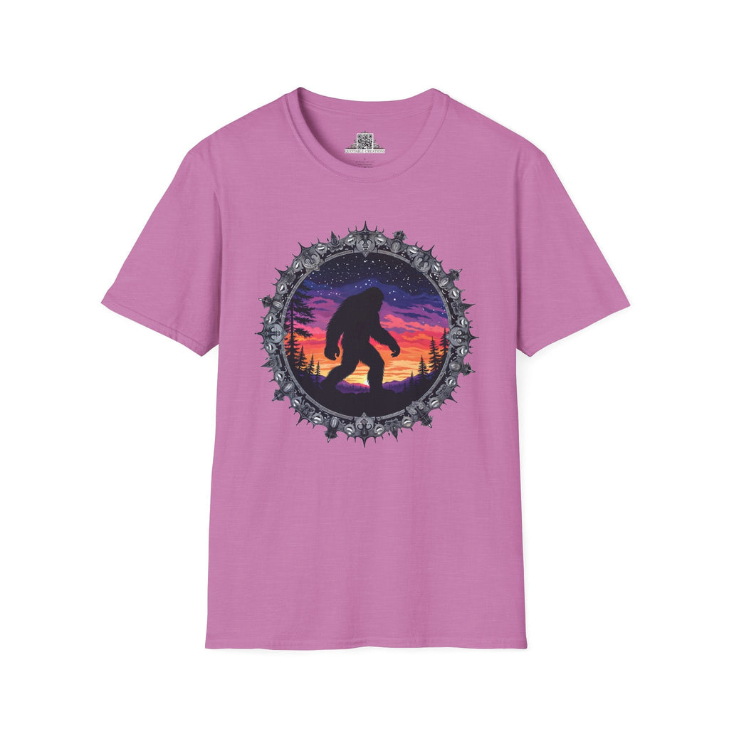 Printify T-Shirt S / Heather Radiant Orchid Mythical & Mysterious - Bigfoot & Legends T-Shirt