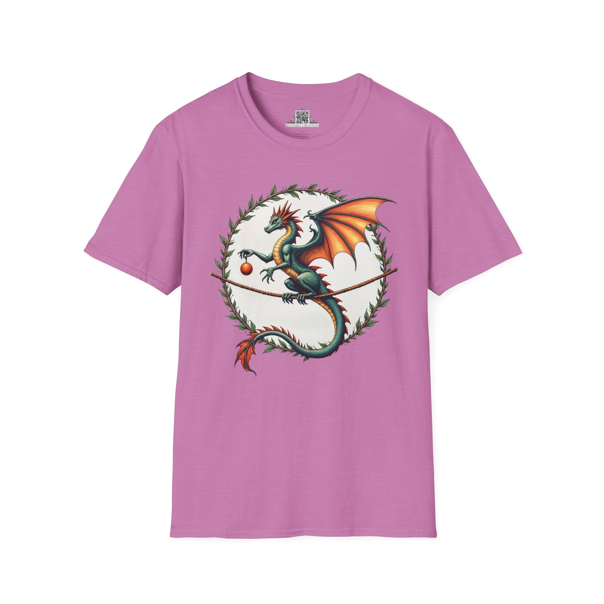 Printify T-Shirt S / Heather Radiant Orchid Pixieweave - Dragons & Magic T-Shirt