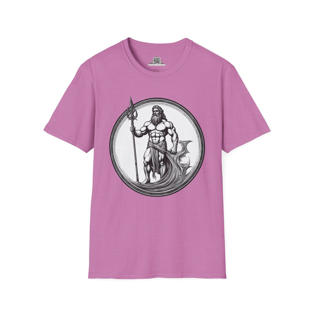 Printify T-Shirt S / Heather Radiant Orchid Poseidon - Heroes & Quests T-Shirt