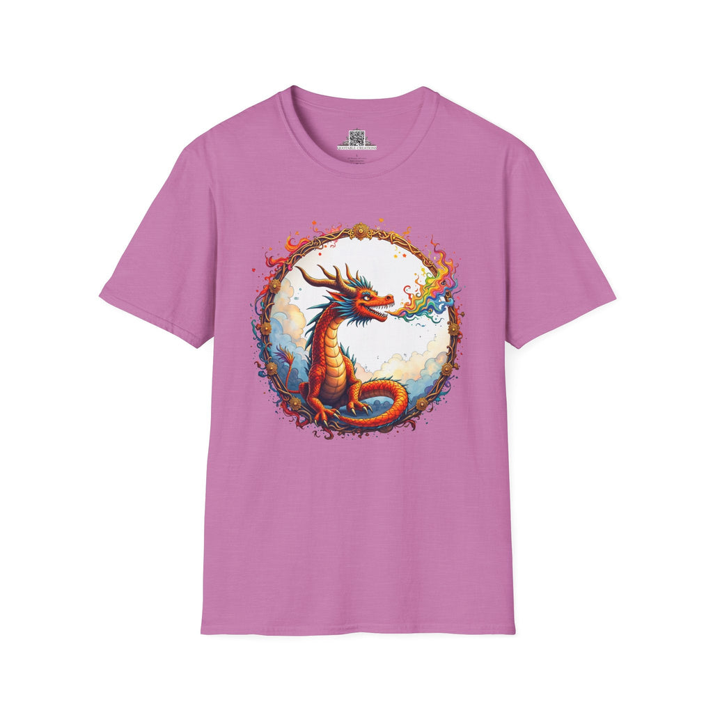 Printify T-Shirt S / Heather Radiant Orchid Prismfire - Dragons & Magic T-Shirt