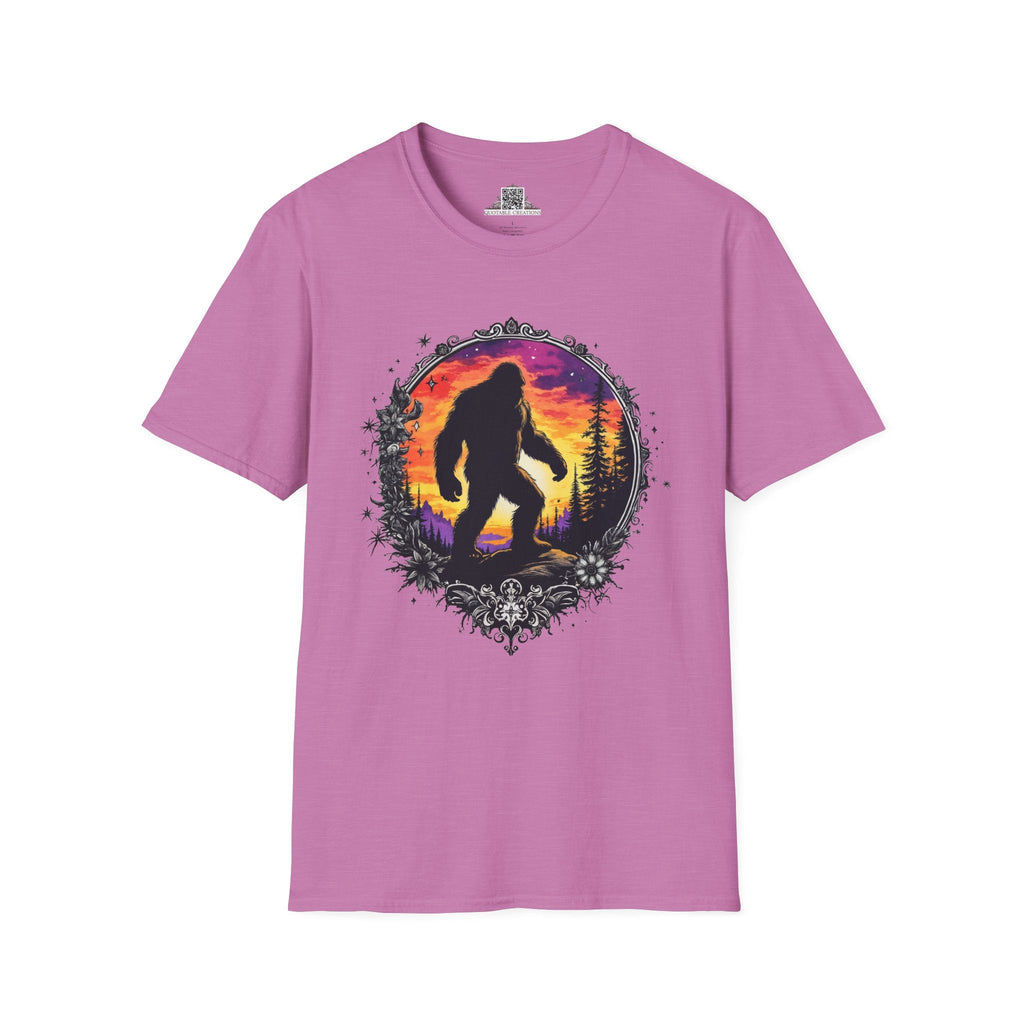 Printify T-Shirt S / Heather Radiant Orchid Sasquatch Sightings - Bigfoot & Legends T-Shirt