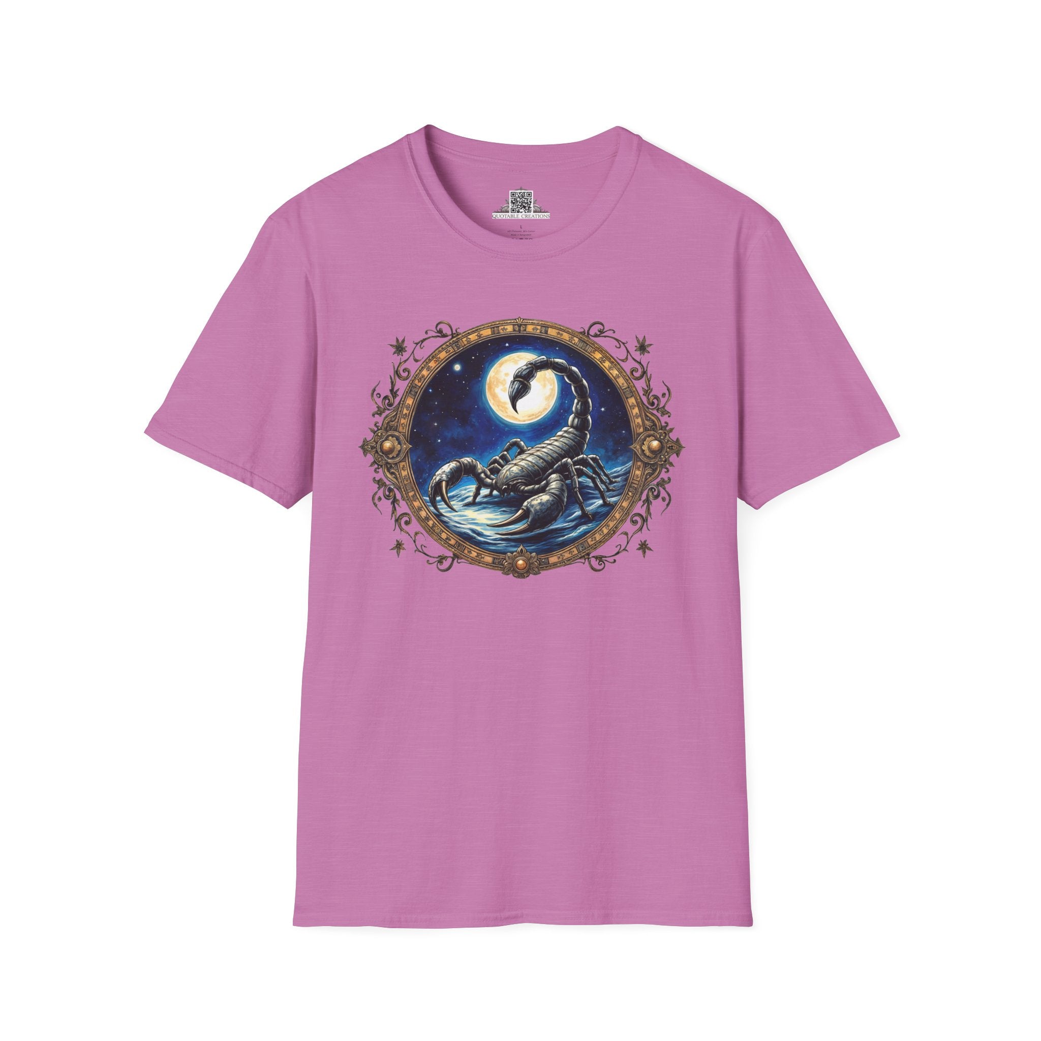 Printify T-Shirt S / Heather Radiant Orchid Scorpio Zodiac & Astrology - T-Shirt
