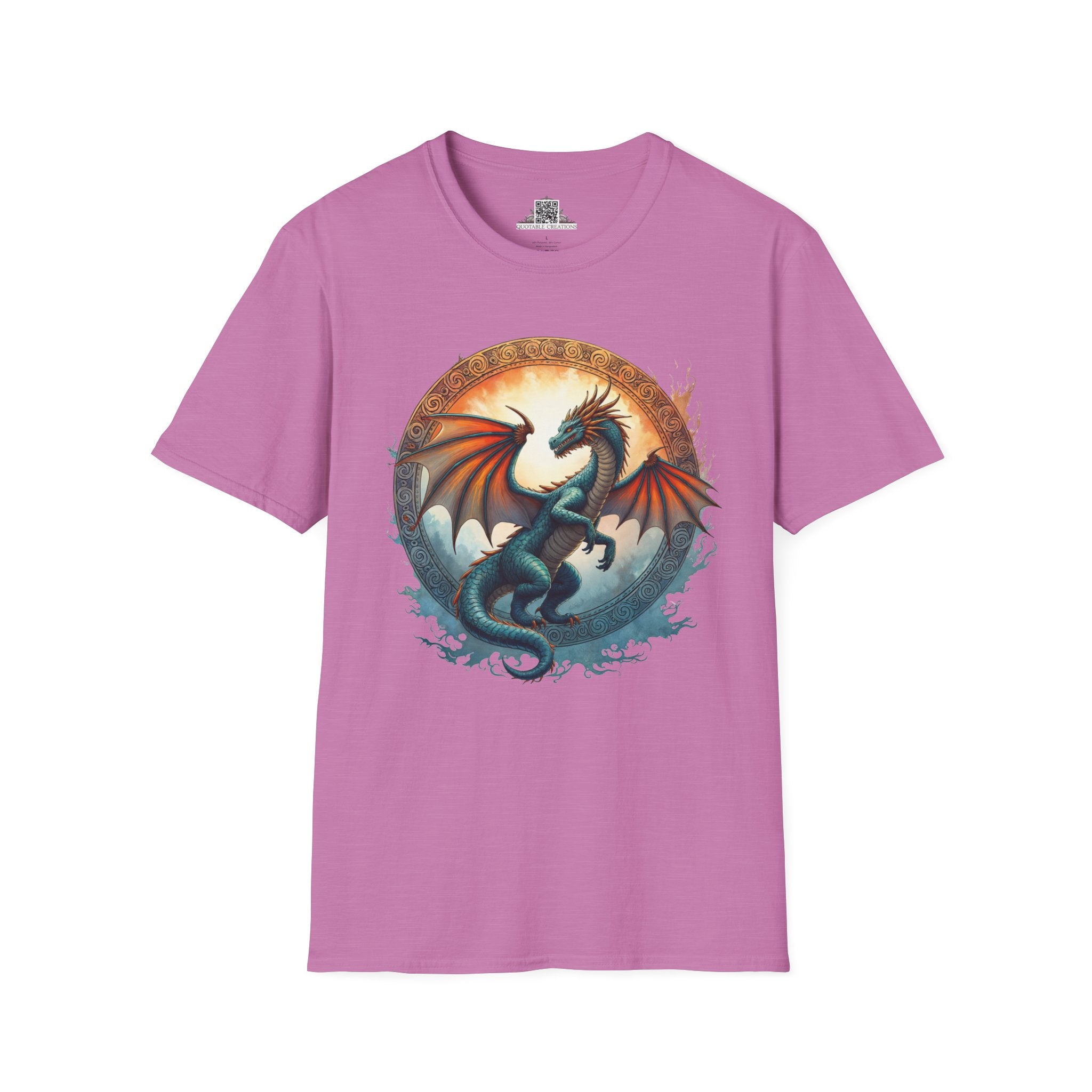 Printify T-Shirt S / Heather Radiant Orchid Skyfire - Dragons & Magic T-Shirt