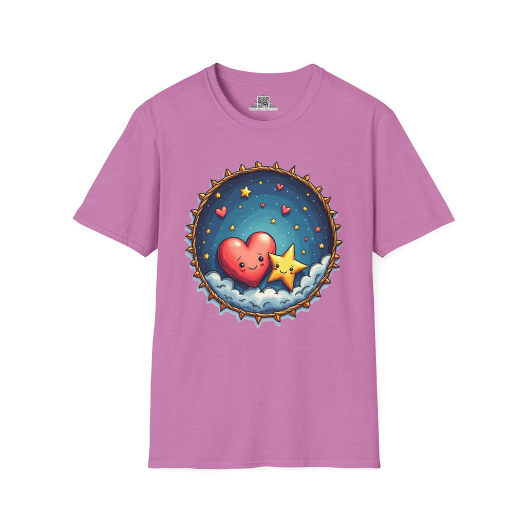 Printify T-Shirt S / Heather Radiant Orchid Sparks of Love - Love & Fun T-Shirt