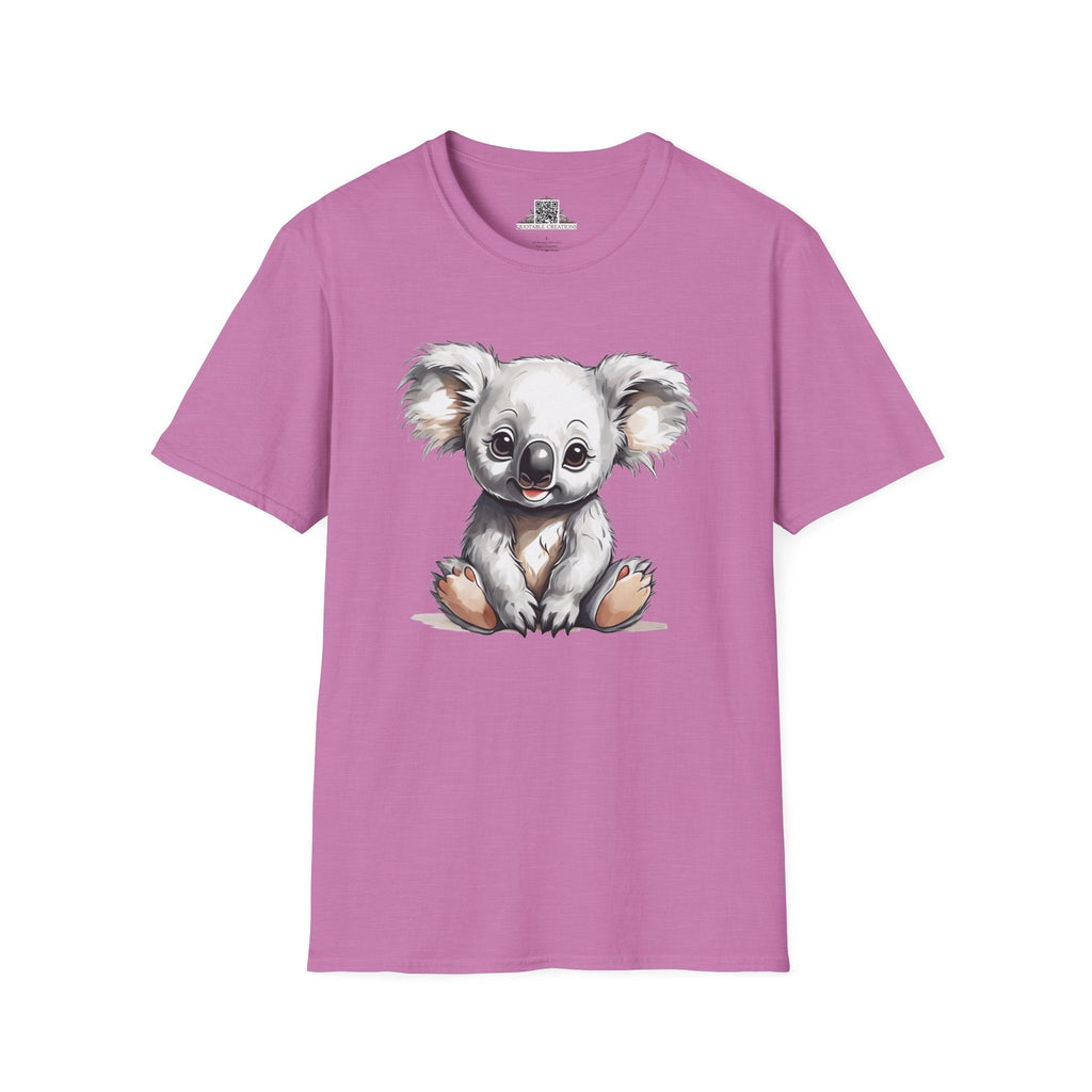 Printify T-Shirt S / Heather Radiant Orchid T-Shirt - Baby Koala - Hyper Cute