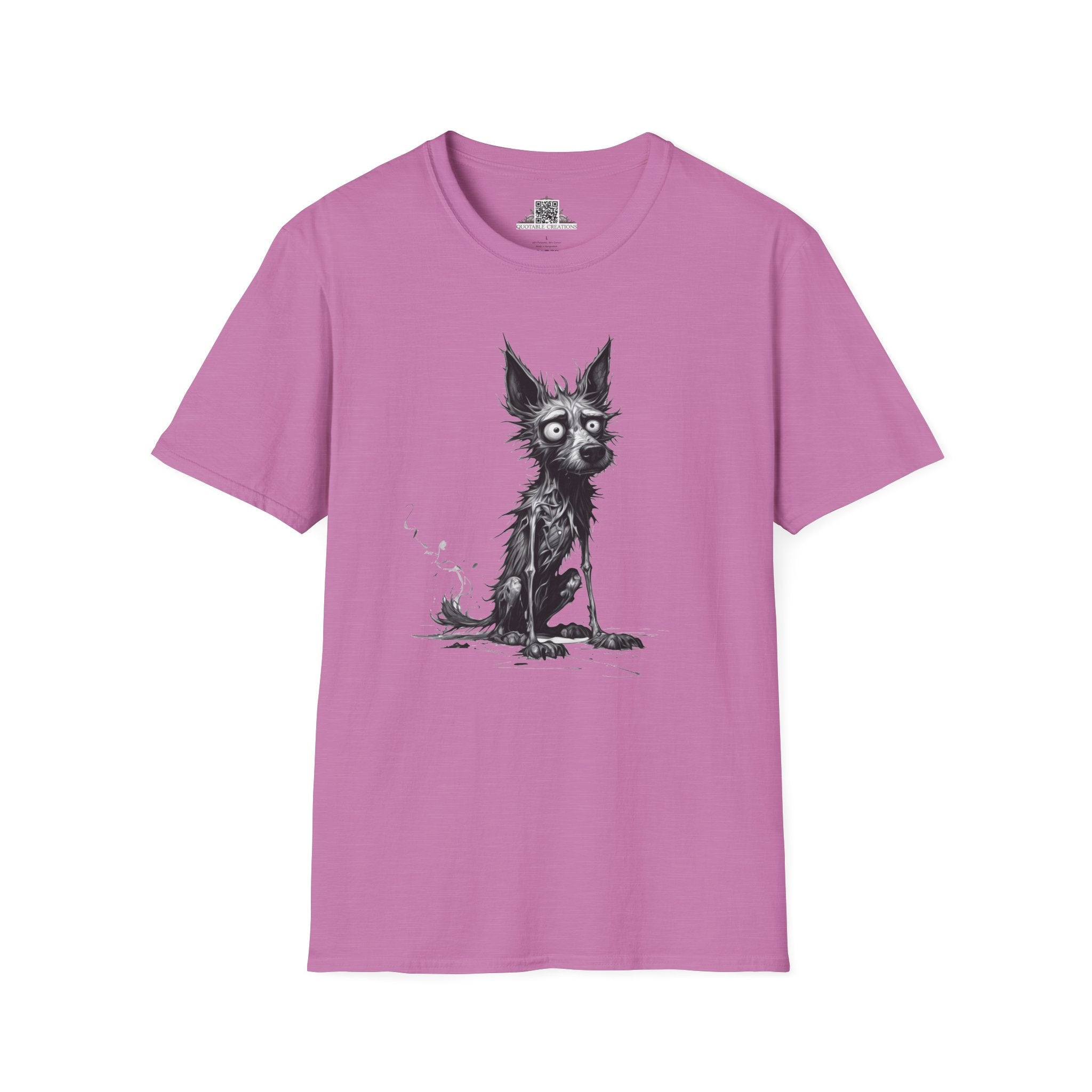 Printify T-Shirt S / Heather Radiant Orchid T-Shirt - I'm Fine Dog - Everything's Fine