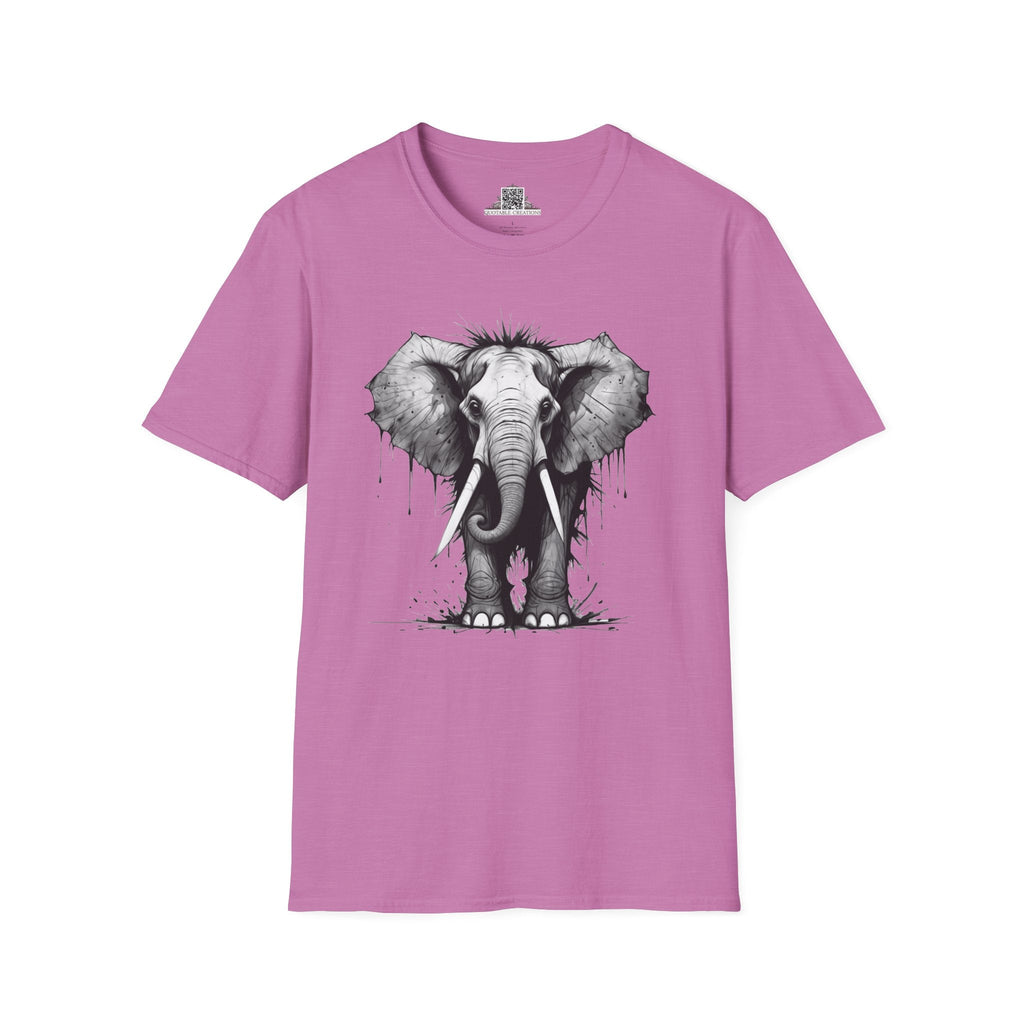 Printify T-Shirt S / Heather Radiant Orchid T-Shirt - I'm Fine Elephant - Everything's Fine
