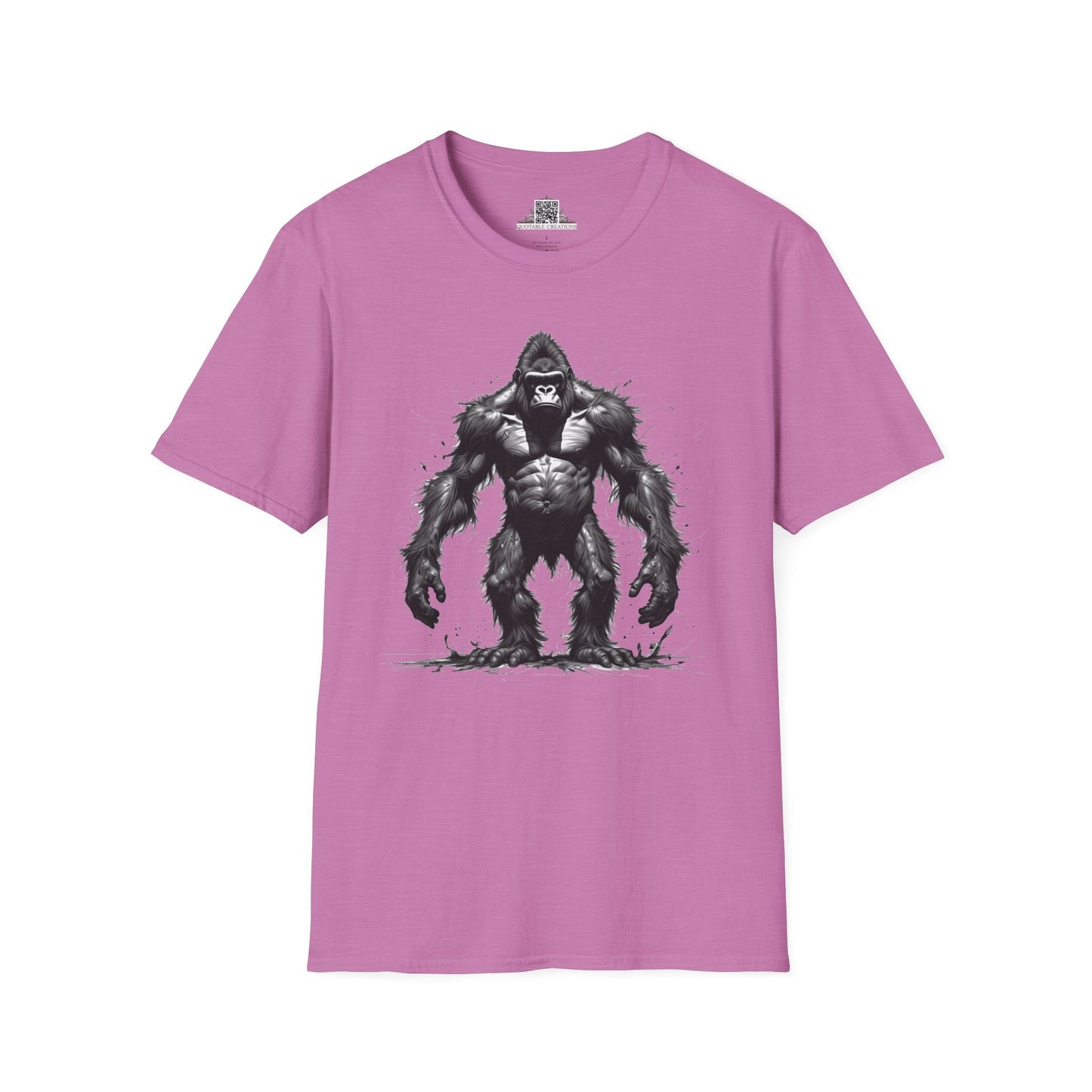 Printify T-Shirt S / Heather Radiant Orchid T-Shirt - I'm Fine Gorilla - Everything's Fine