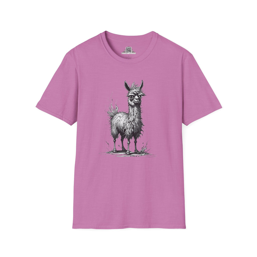 Printify T-Shirt S / Heather Radiant Orchid T-Shirt - I'm Fine Llama- Everything's Fine