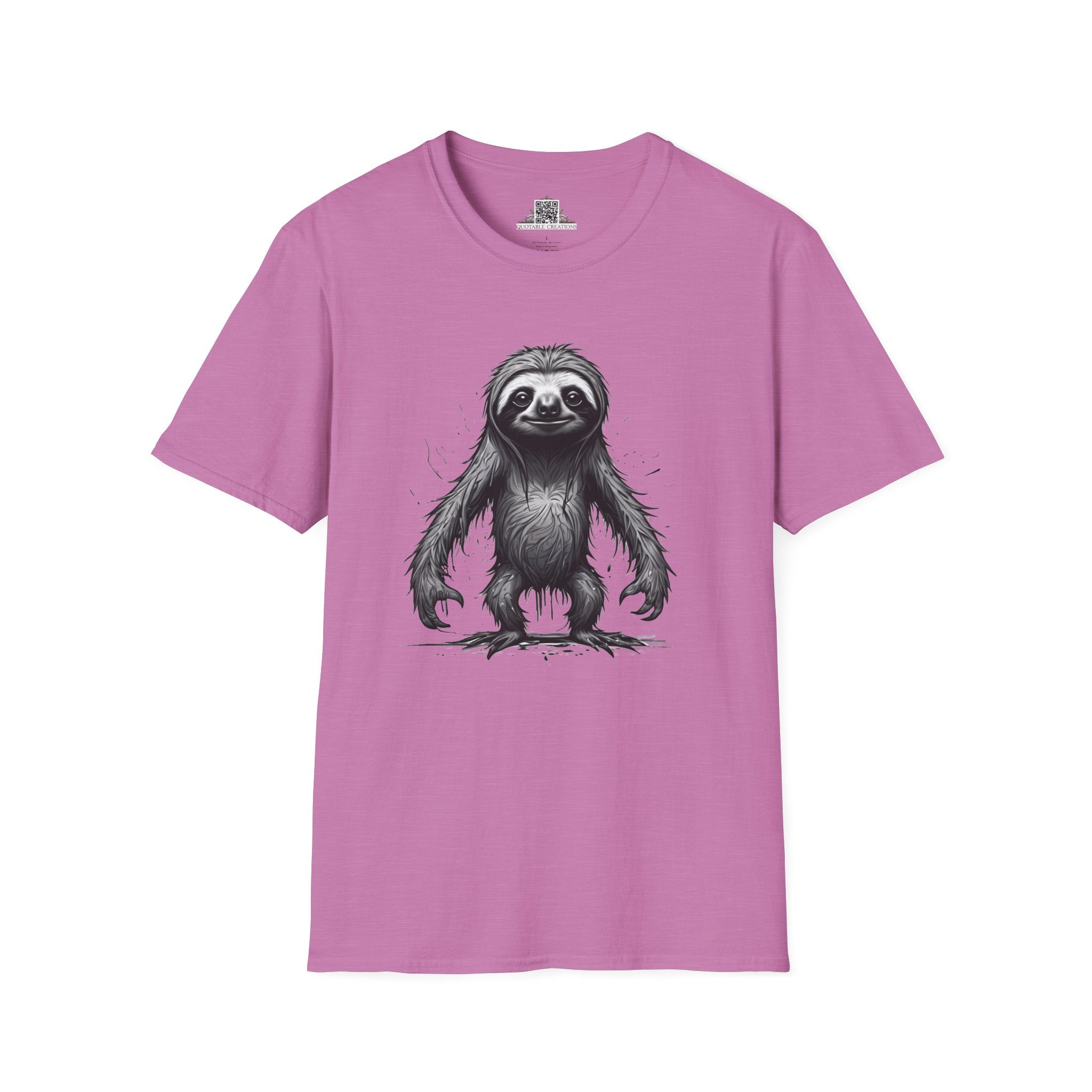 Printify T-Shirt S / Heather Radiant Orchid T-Shirt - I'm Fine Sloth - Everything's Fine