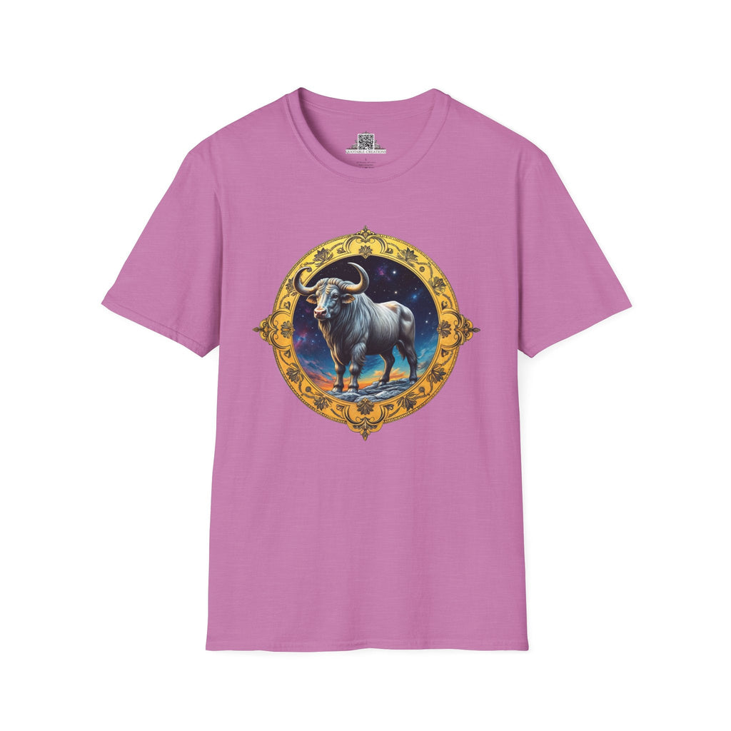 Printify T-Shirt S / Heather Radiant Orchid Taurus - Zodiac & Astrology T-Shirt