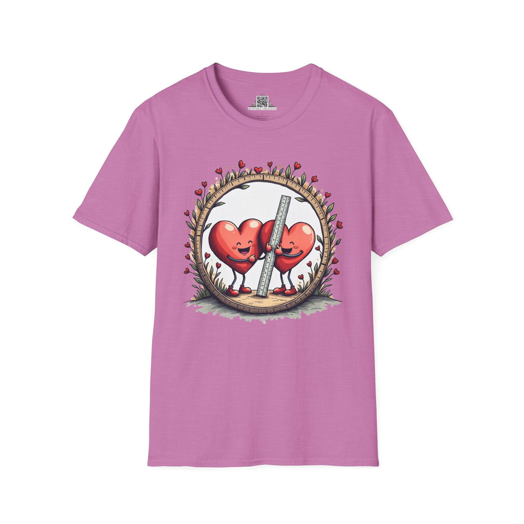 Printify T-Shirt S / Heather Radiant Orchid The Sum of Our Hearts - Love & Fun T-Shirt
