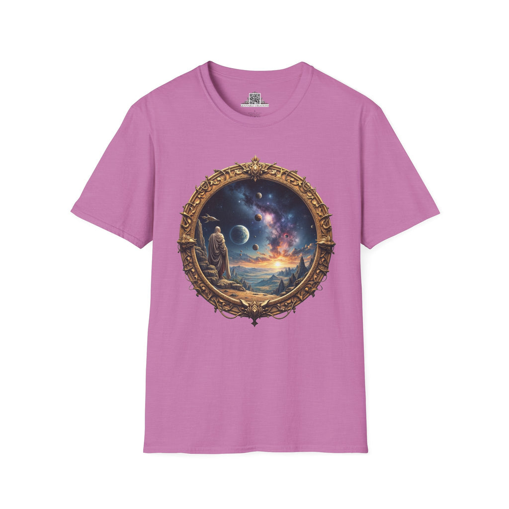Printify T-Shirt S / Heather Radiant Orchid They Exist UFO & Cosmic - T-Shirt