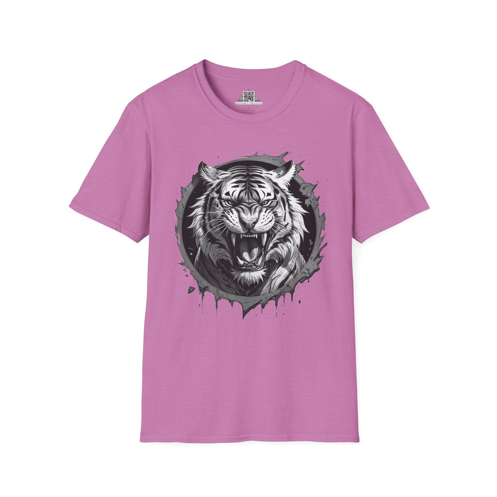 Printify T-Shirt S / Heather Radiant Orchid Tiger Wild Motivation - T-Shirt