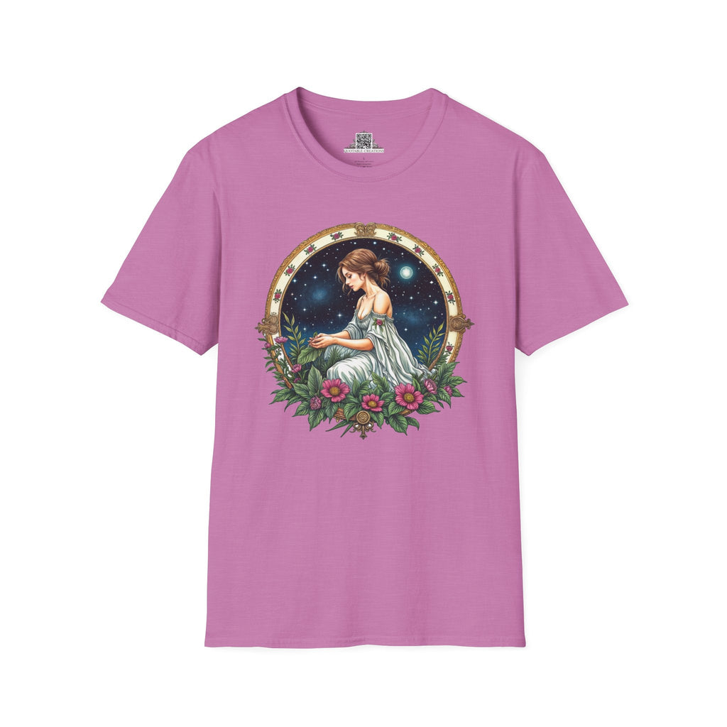 Printify T-Shirt S / Heather Radiant Orchid Virgo Zodiac Astrology - T-Shirt