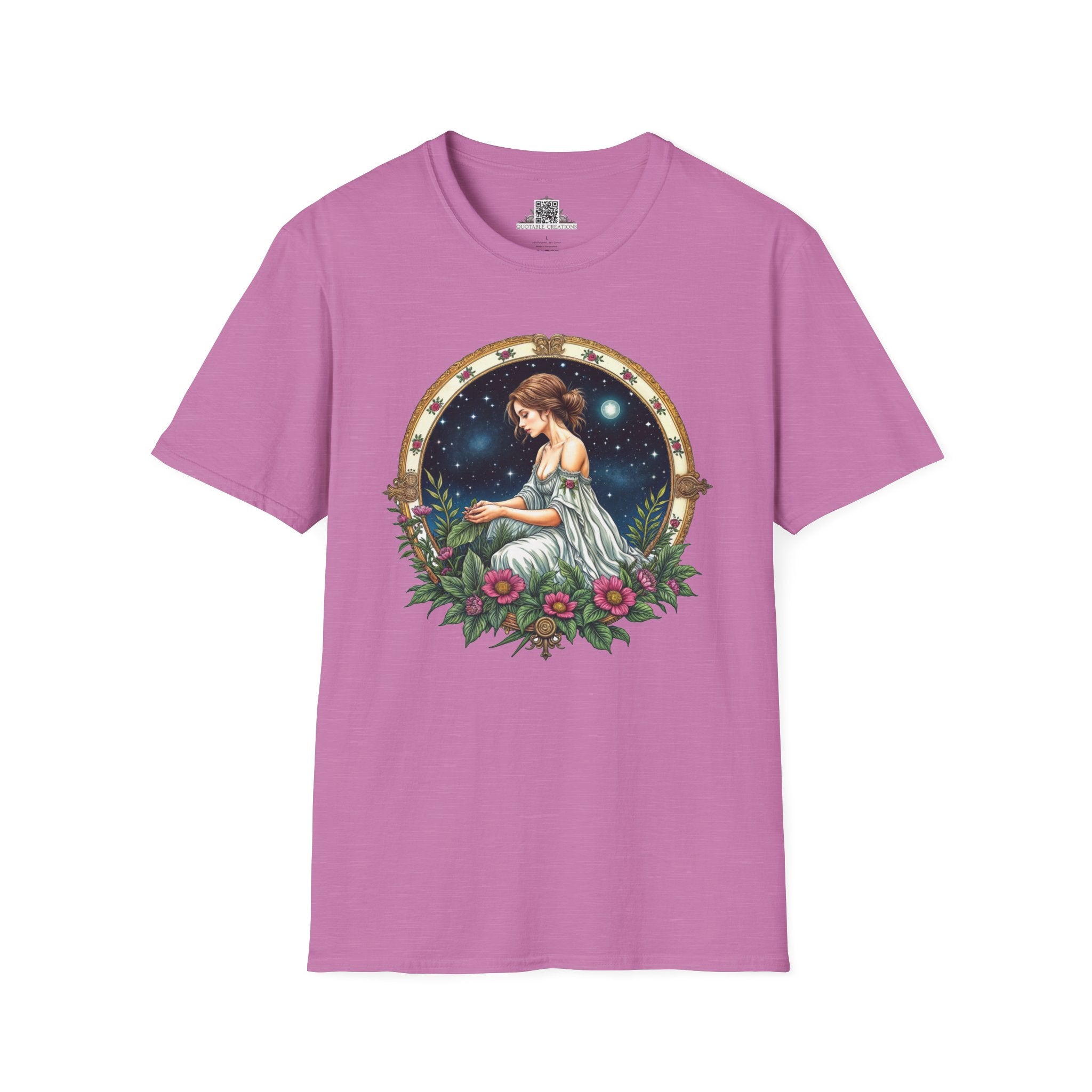 Printify T-Shirt S / Heather Radiant Orchid Virgo Zodiac Astrology - T-Shirt