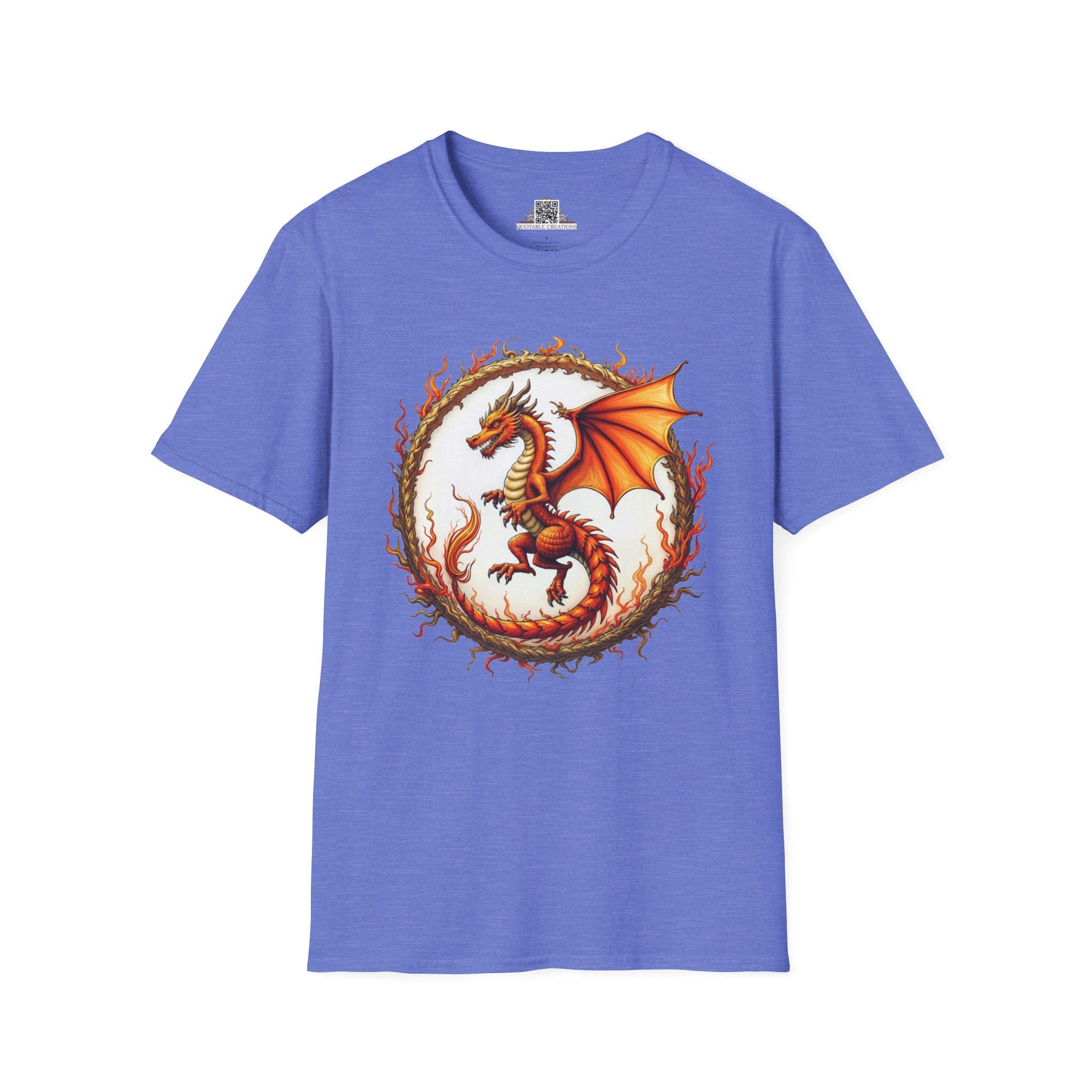 Printify T-Shirt S / Heather Royal Blazewing - Dragons & Magic T-Shirt