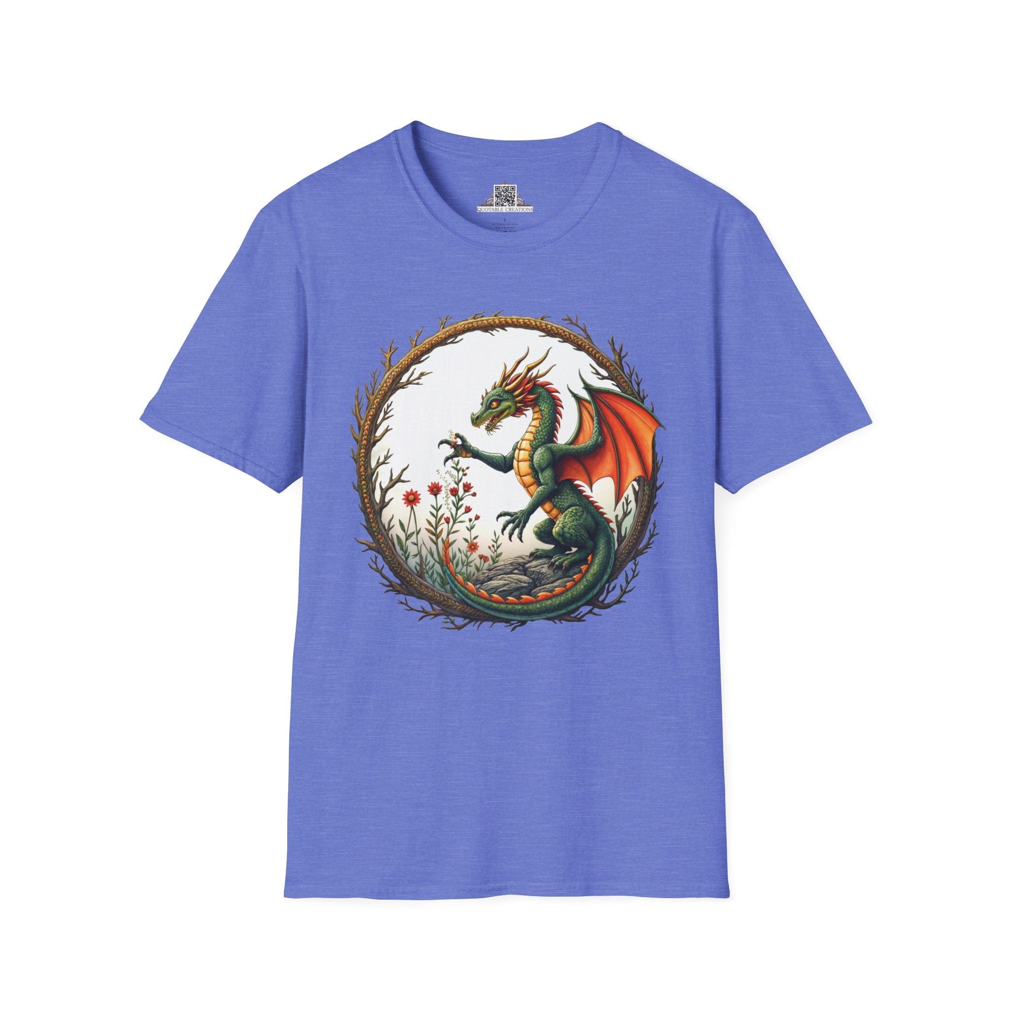 Printify T-Shirt S / Heather Royal Blossomwing - Dragons & Magic T-Shirt