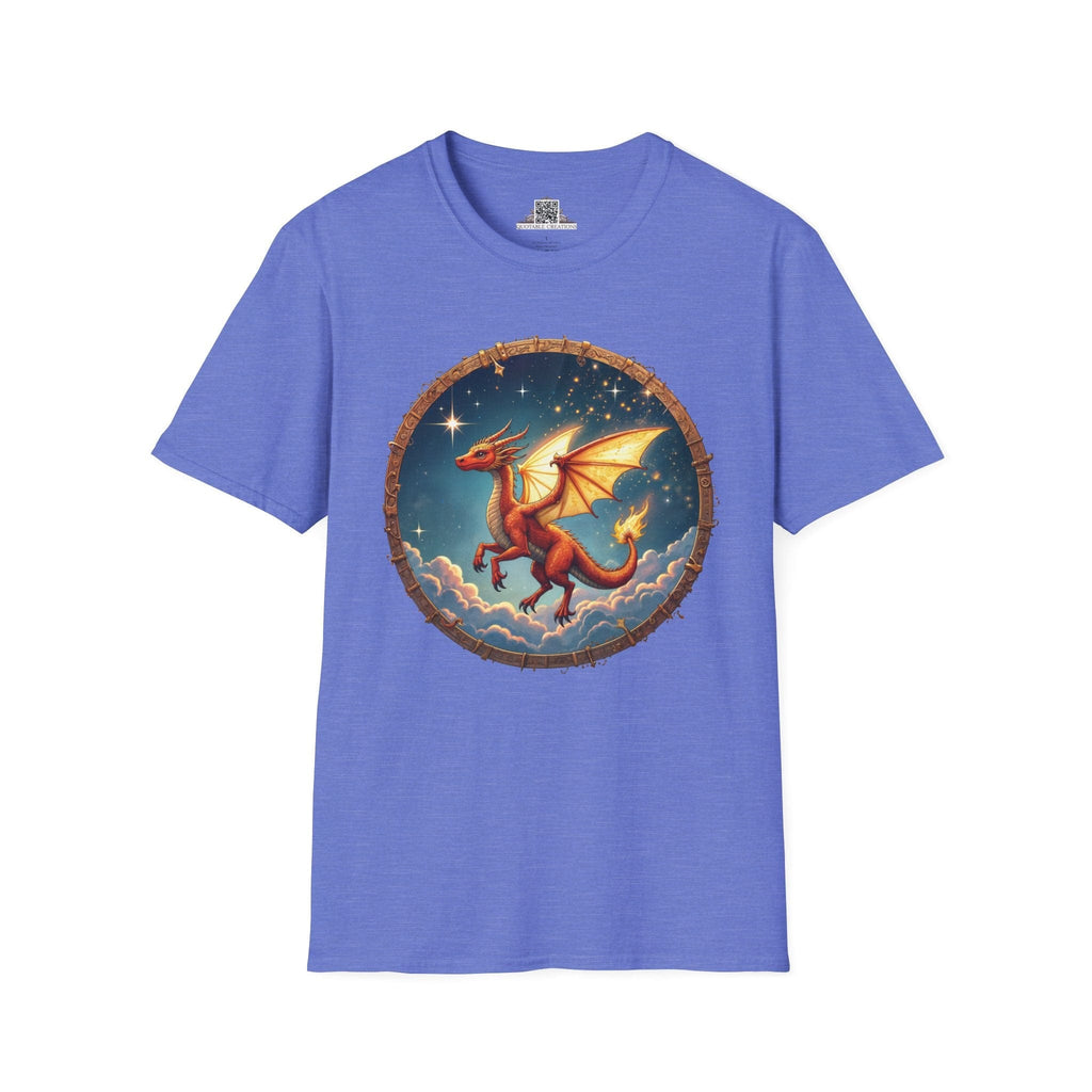 Printify T-Shirt S / Heather Royal Celestial Flame - Dragons & Magic T-Shirt