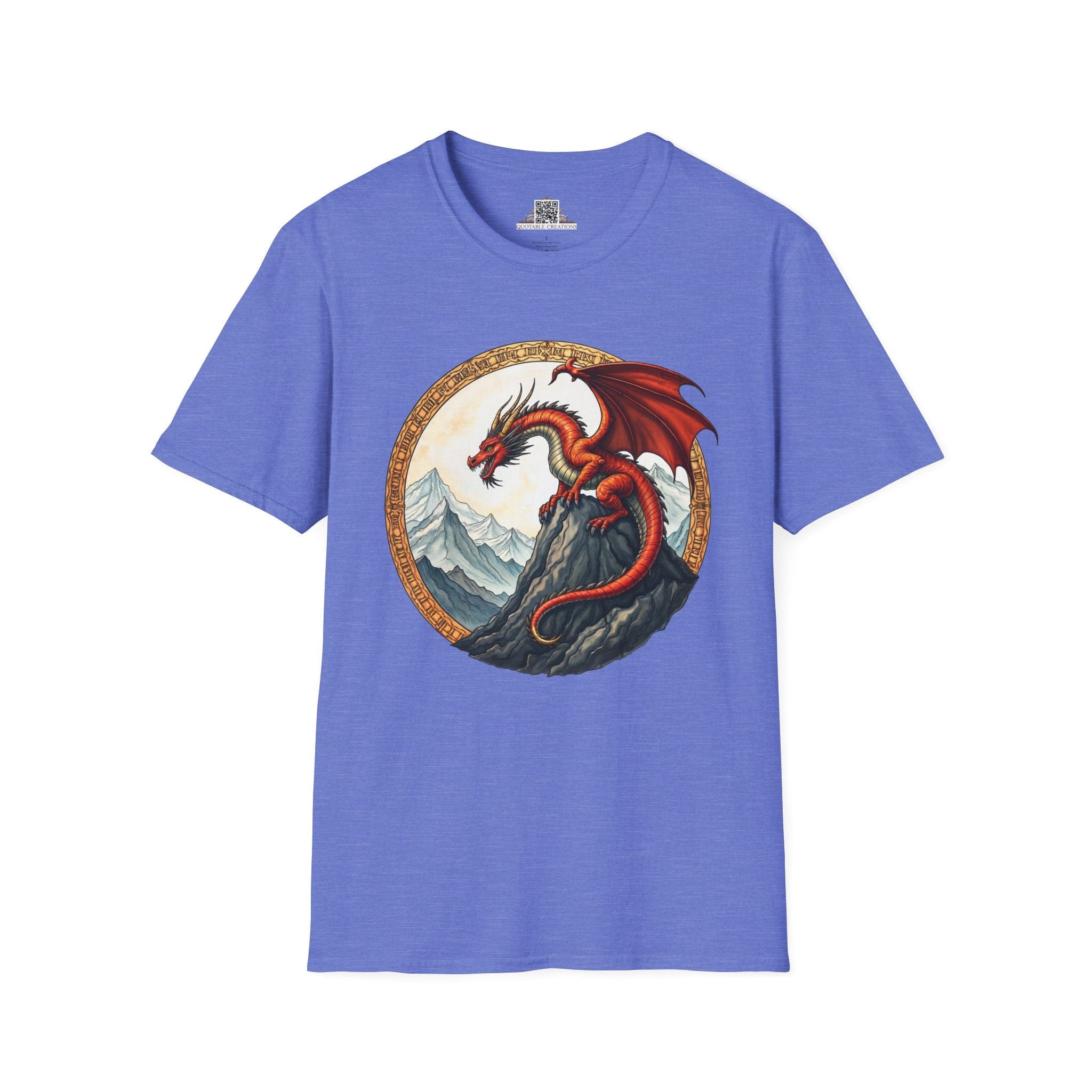 Printify T-Shirt S / Heather Royal Frostfire - Dragons & Magic T-Shirt