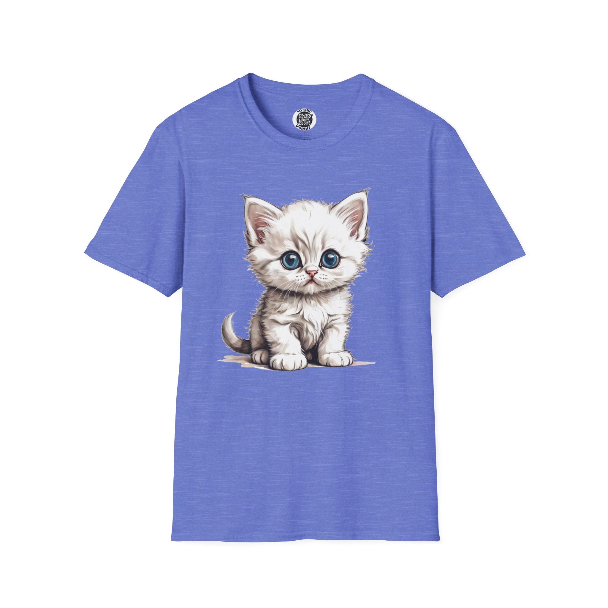 Printify T-Shirt S / Heather Royal Kitten Baby - Hyper Cute T-Shirt