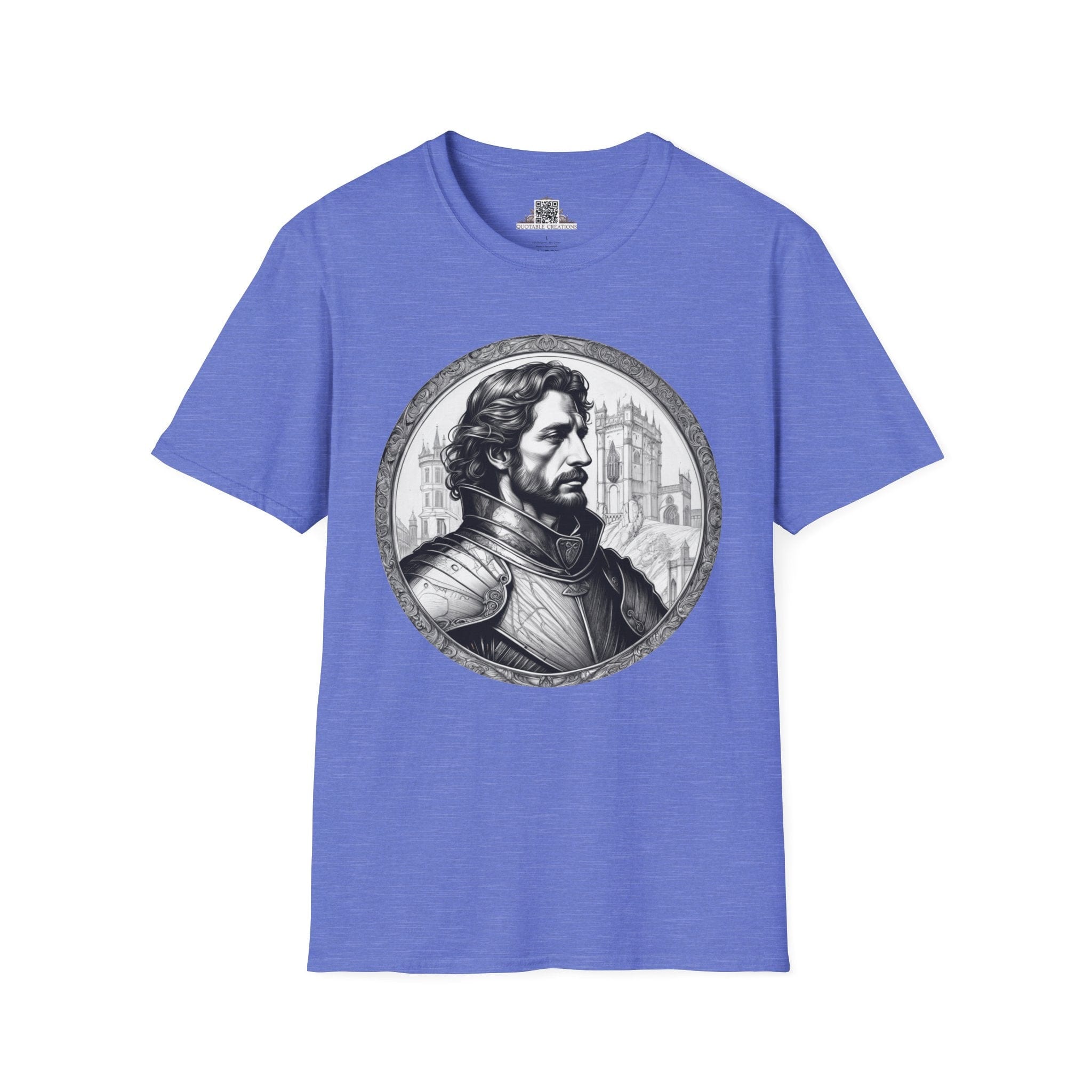 Printify T-Shirt S / Heather Royal Lancelot - Heroes & Quests T-Shirt
