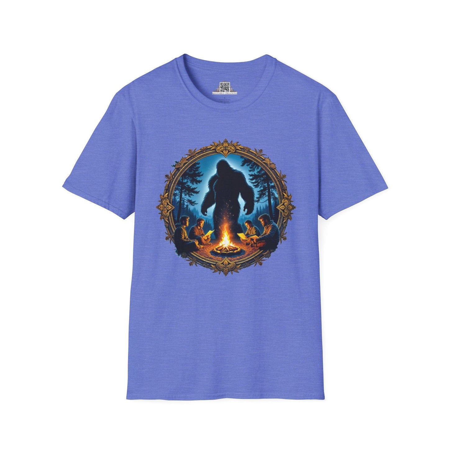 Printify T-Shirt S / Heather Royal Legends Never Sleep - Bigfoot & Legends T-Shirt