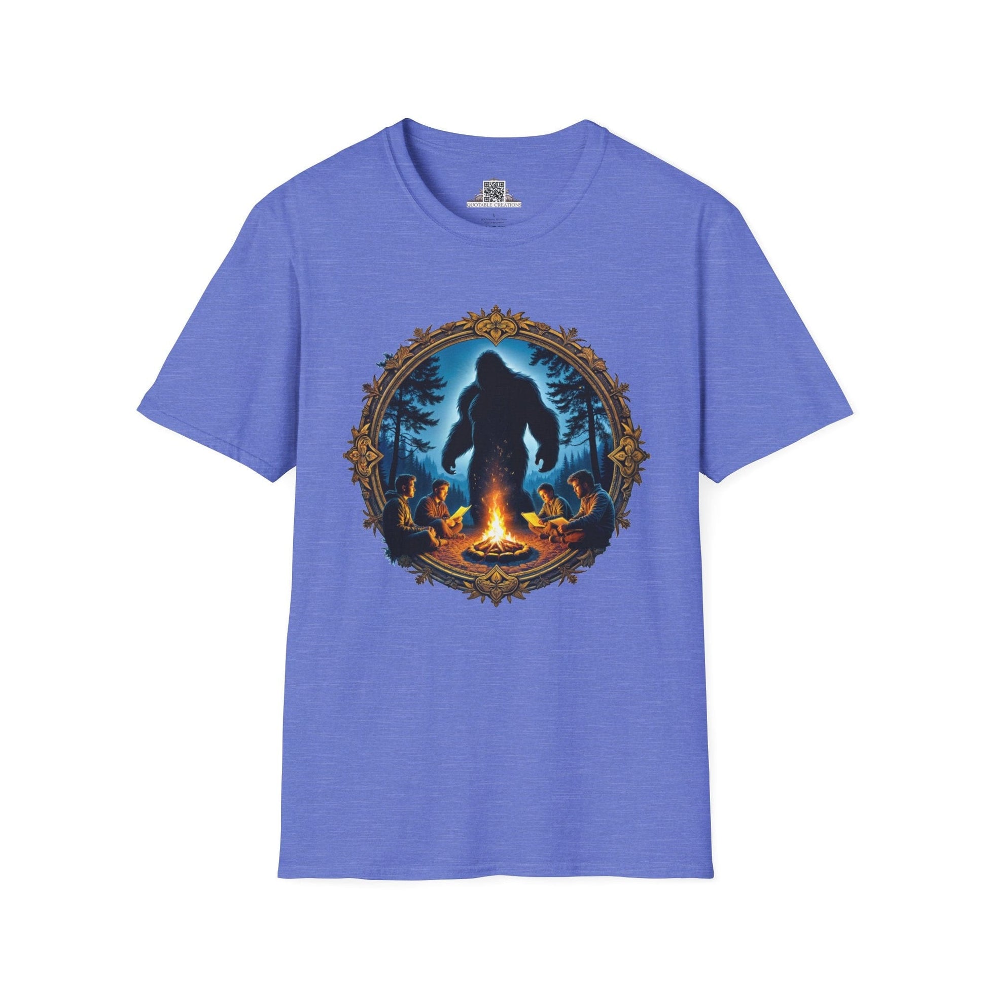 Printify T-Shirt S / Heather Royal Legends Never Sleep - Bigfoot & Legends T-Shirt