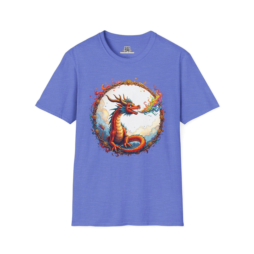 Printify T-Shirt S / Heather Royal Prismfire - Dragons & Magic T-Shirt