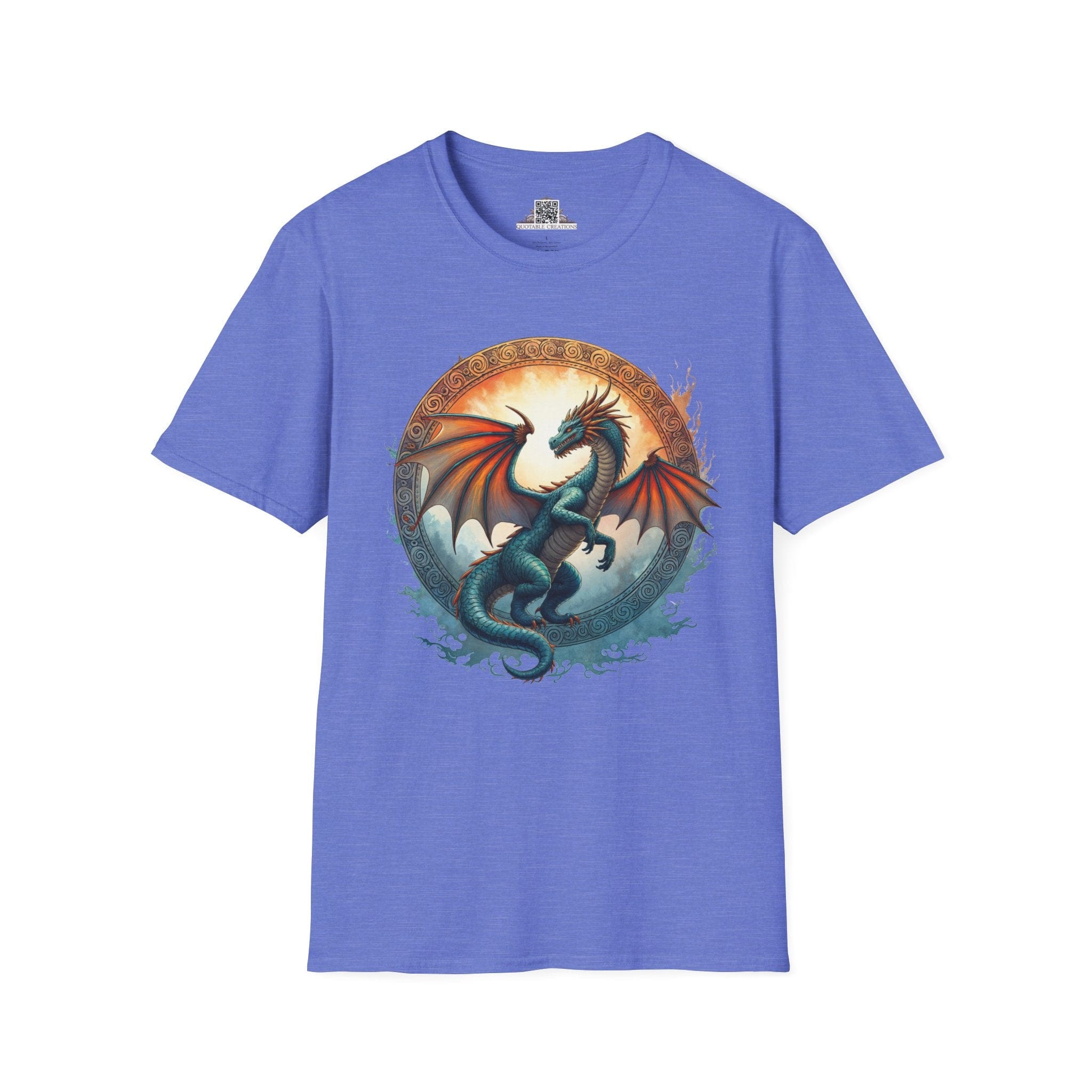 Printify T-Shirt S / Heather Royal Skyfire - Dragons & Magic T-Shirt