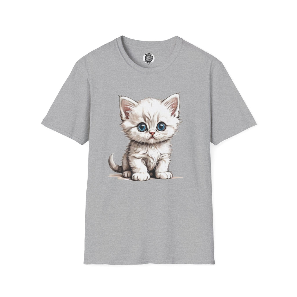 Printify T-Shirt S / Sport Grey Kitten Baby - Hyper Cute T-Shirt