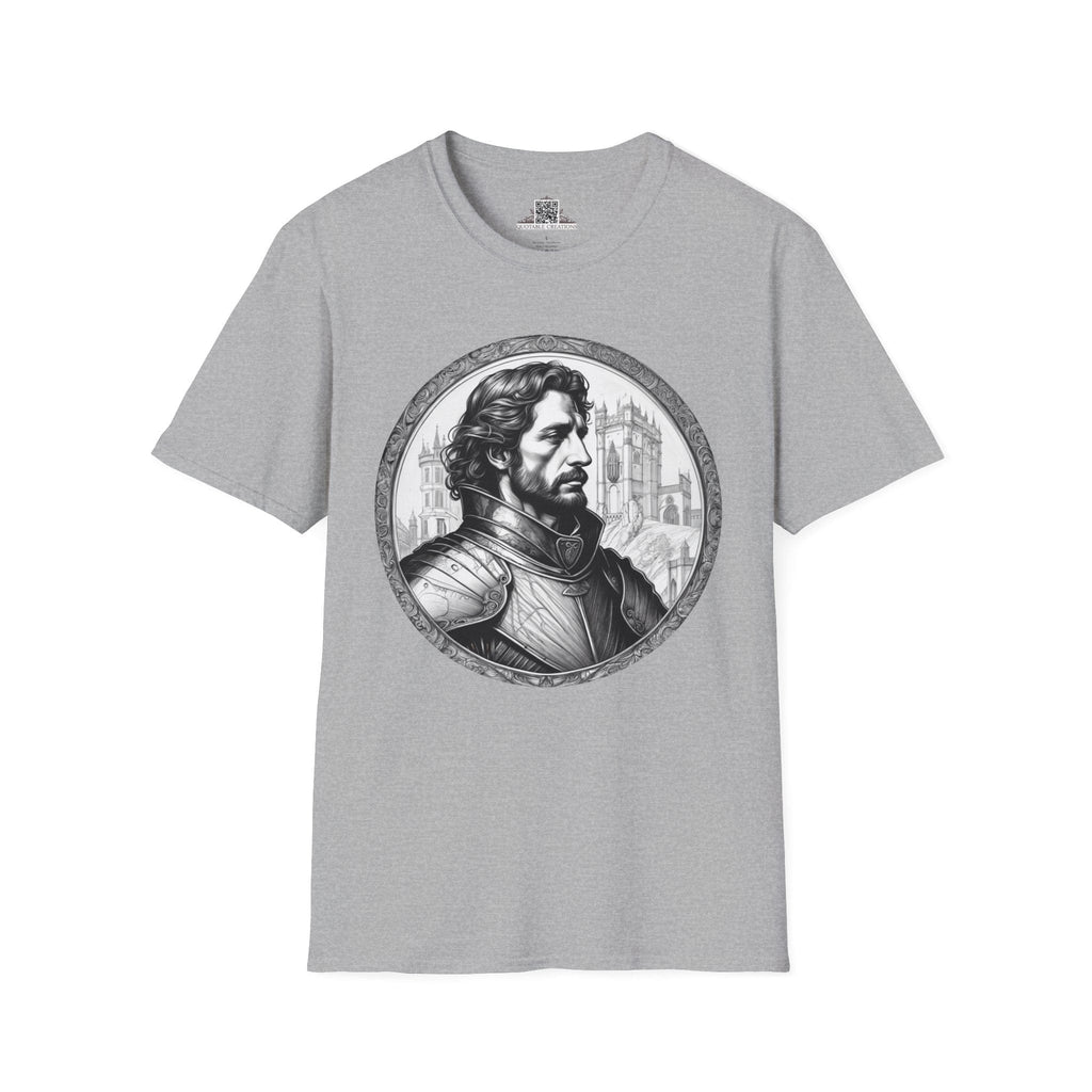 Printify T-Shirt S / Sport Grey Lancelot - Heroes & Quests T-Shirt